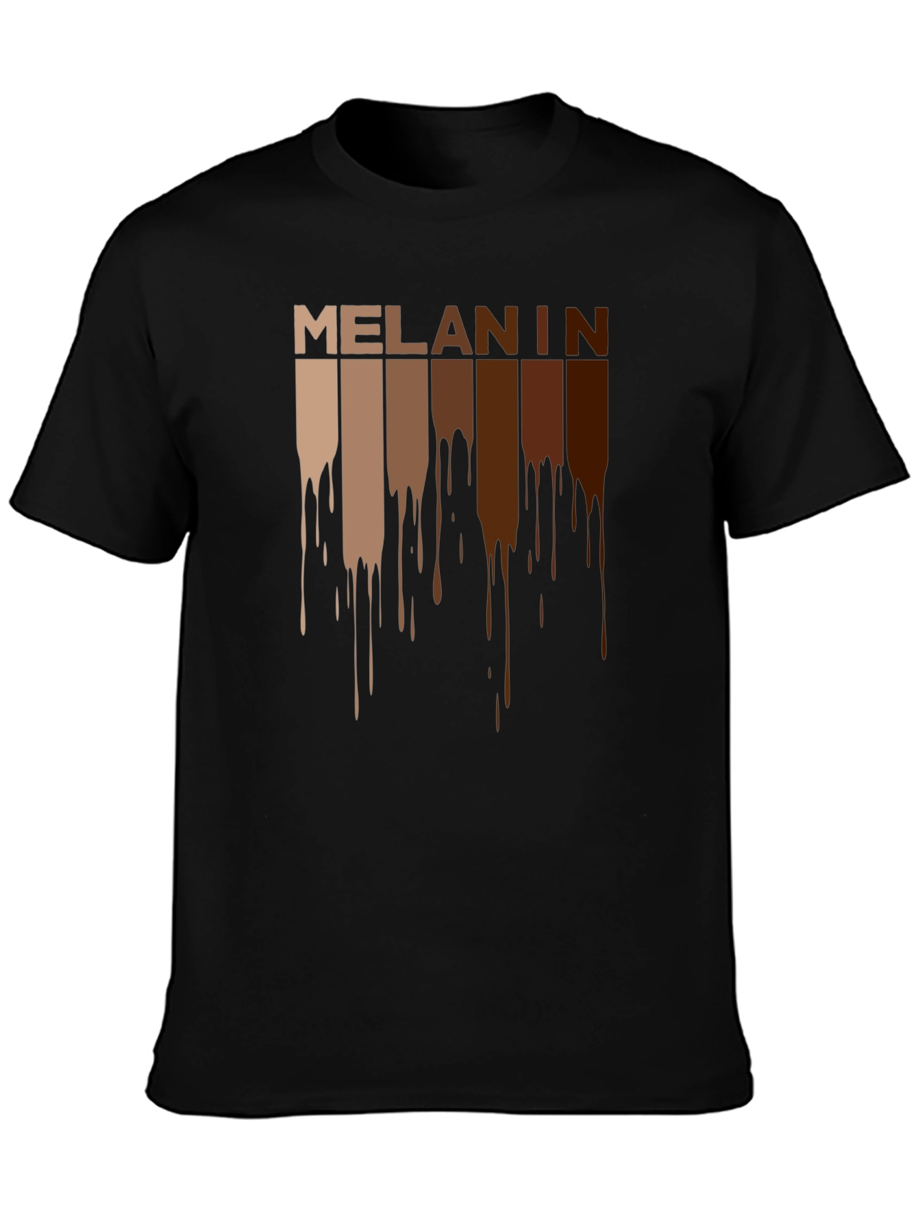 Melanin Drip Graphic Tee - Black Pride T-Shirt