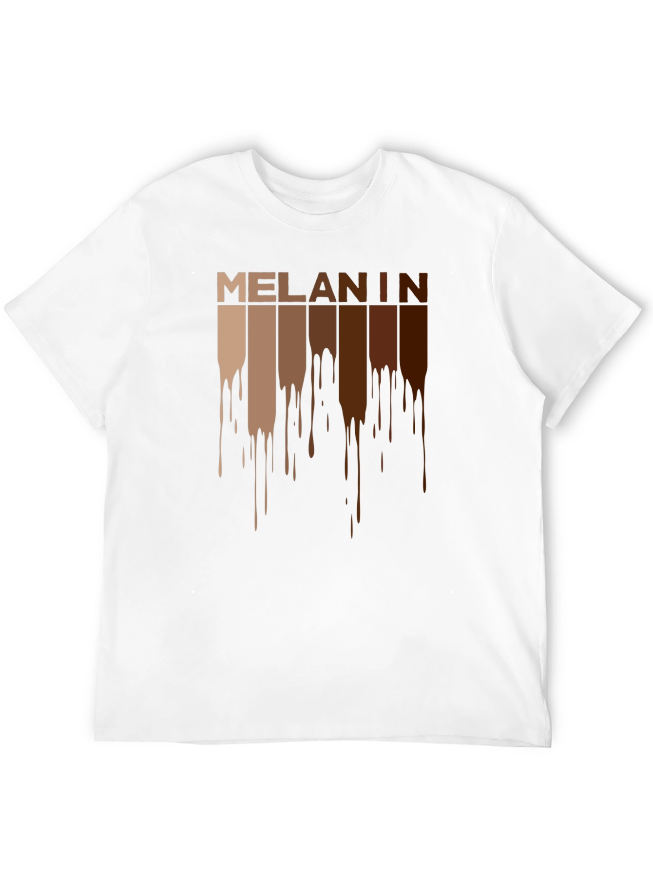 Melanin Drip Graphic Tee - Black Pride T-Shirt
