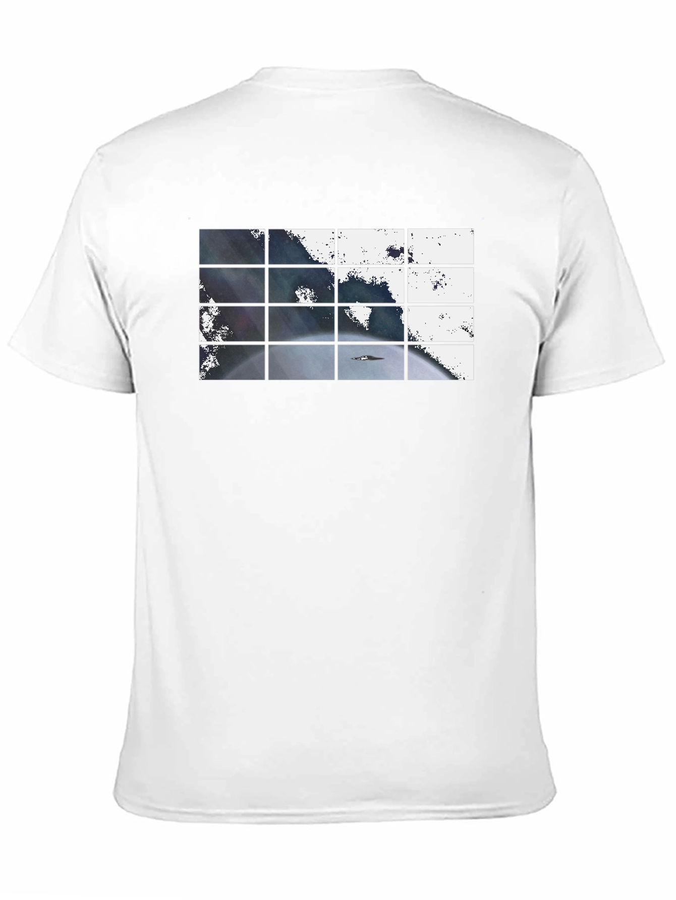 Abstract Grid Graphic T-Shirt