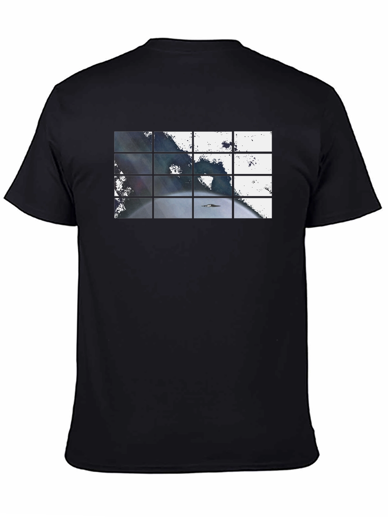 Abstract Grid Graphic T-Shirt