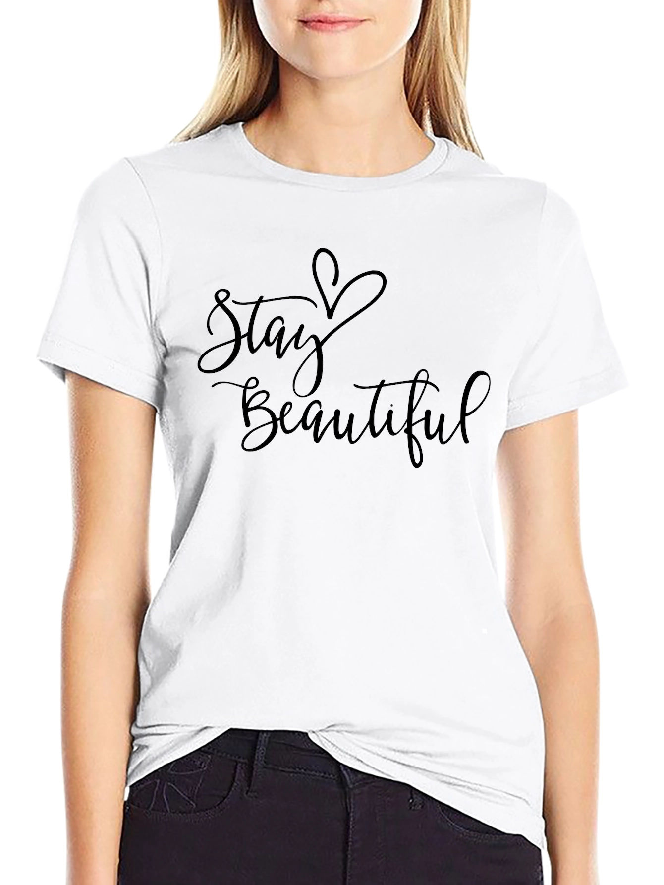 Stay Beautiful Graphic T-Shirt - Stylish Unisex Tee