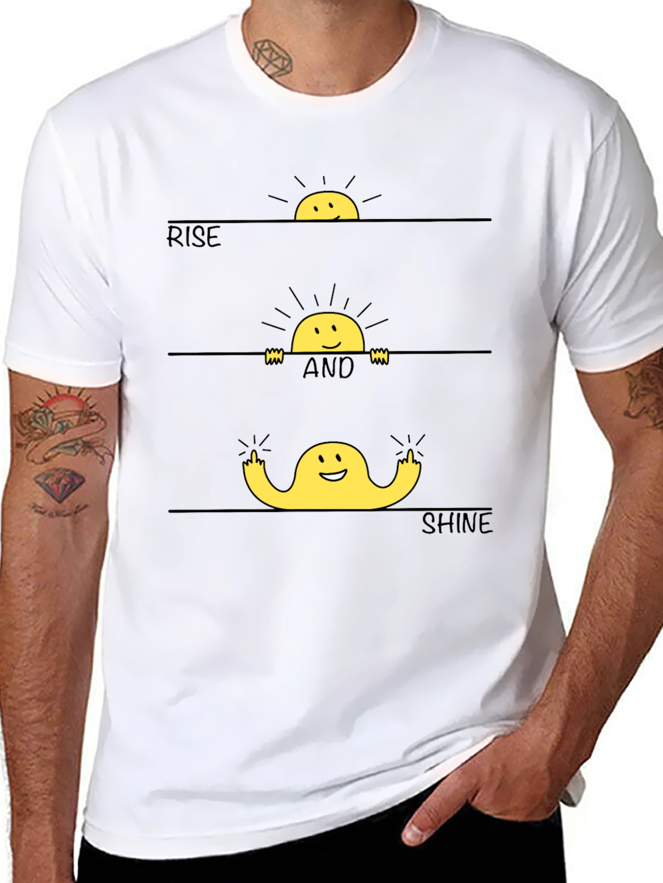 Rise and Shine Graphic Print T-Shirt