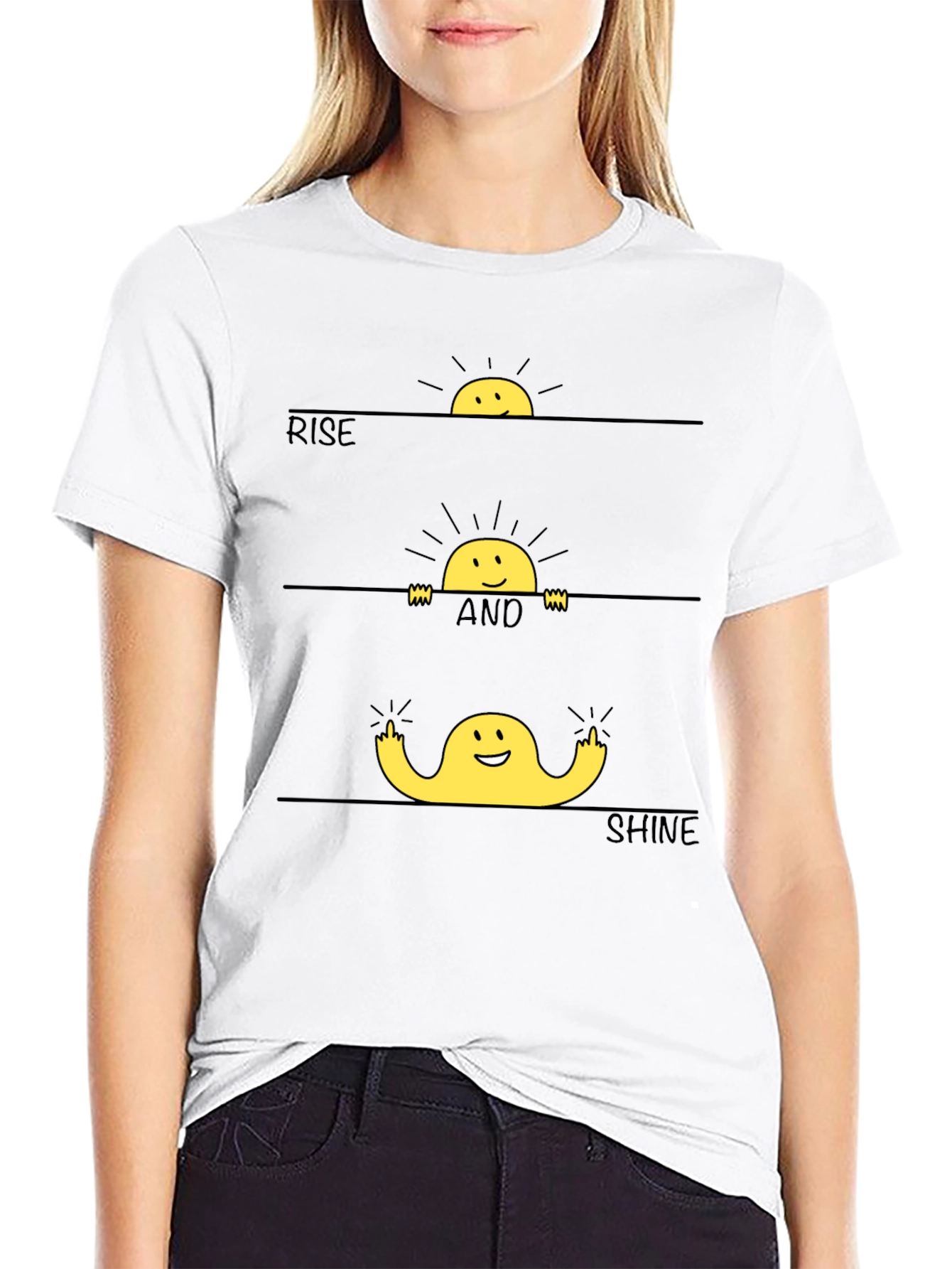 Rise and Shine Graphic Print T-Shirt