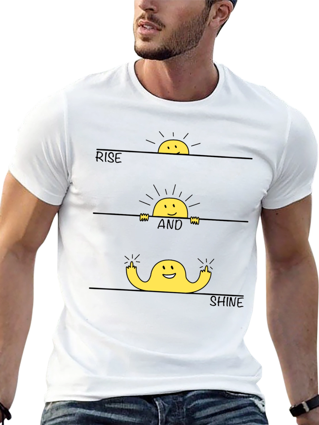 Rise and Shine Graphic Print T-Shirt