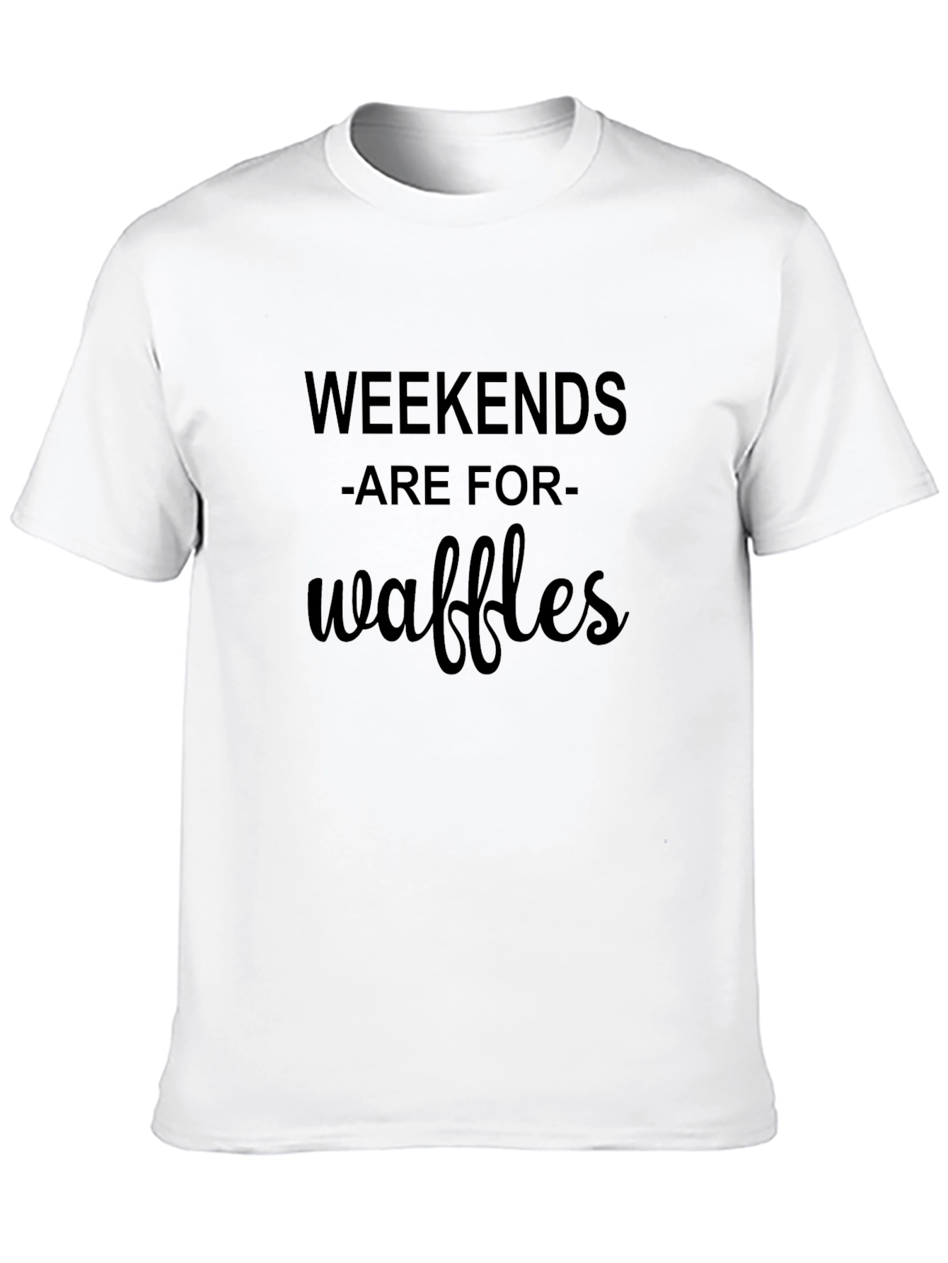 Weekends Are For Waffles Graphic Tee