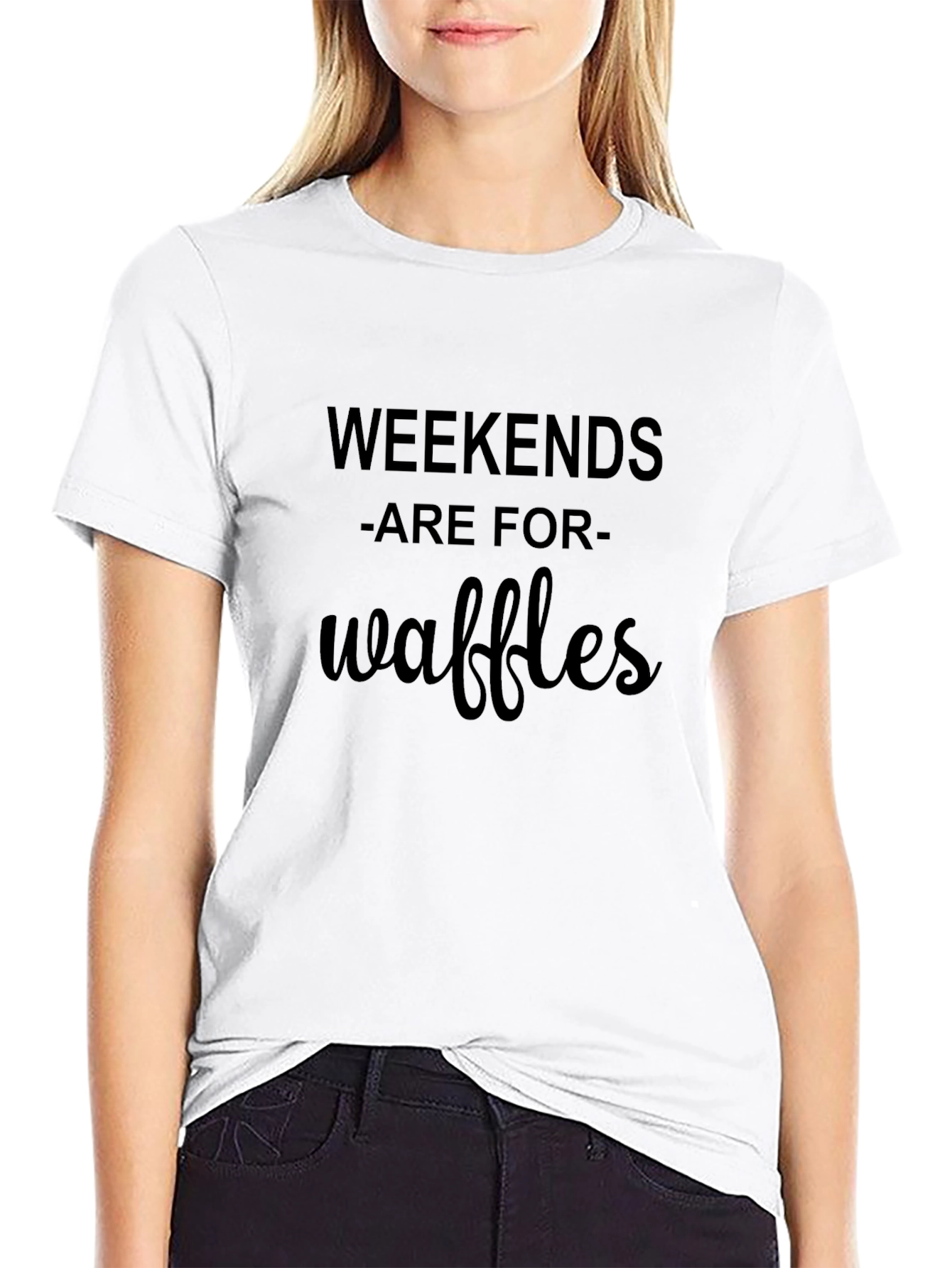 Weekends Are For Waffles Graphic Tee