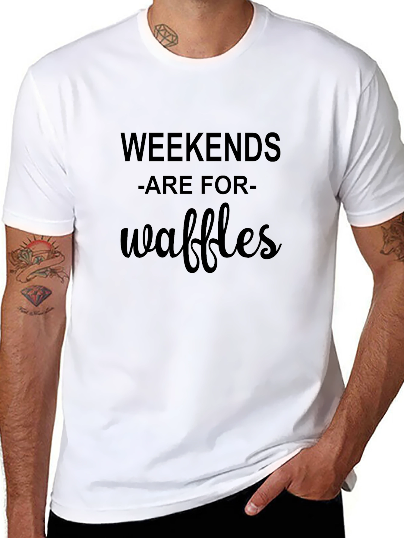 Weekends Are For Waffles Graphic Tee