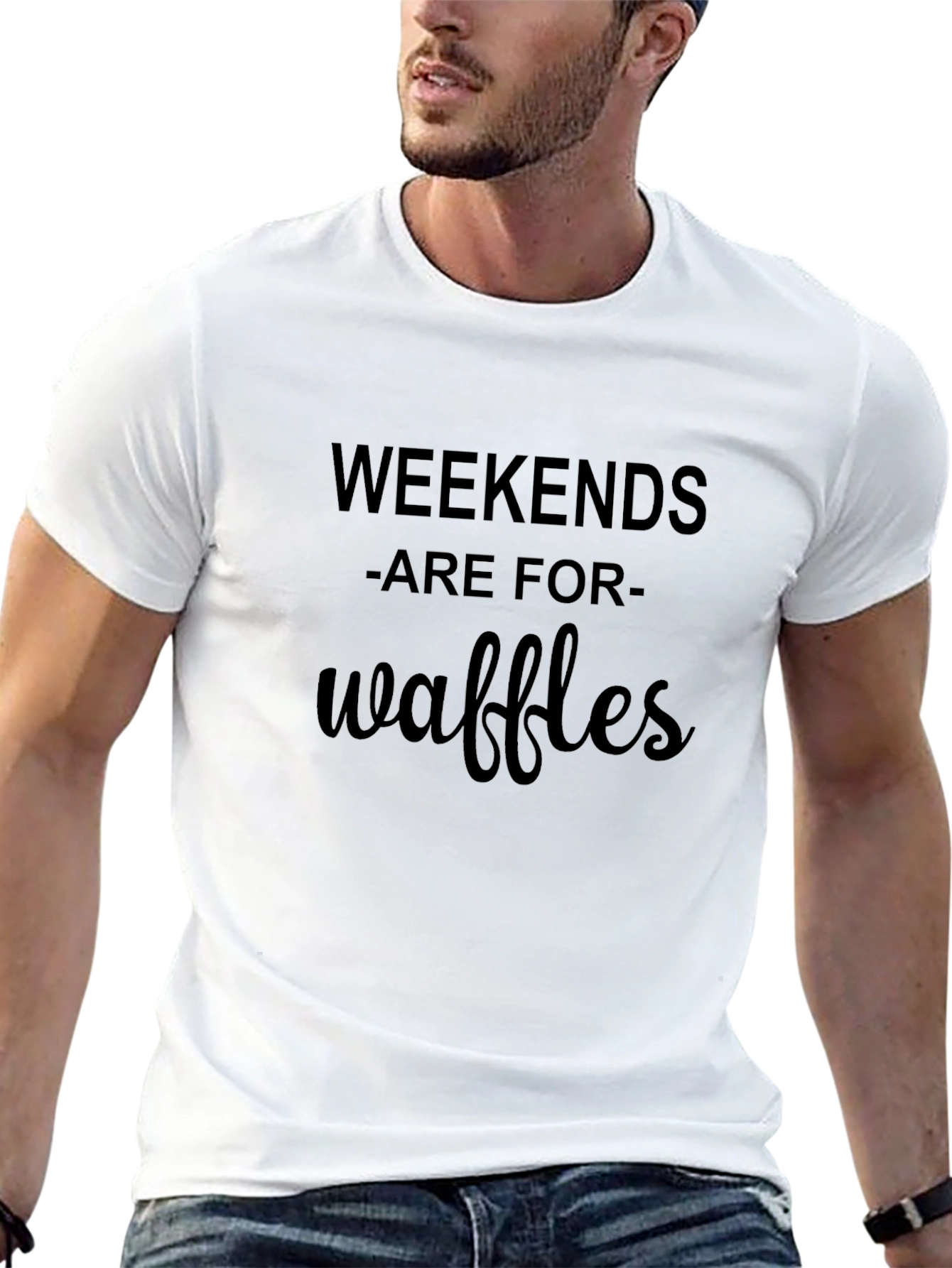 Weekends Are For Waffles Graphic Tee