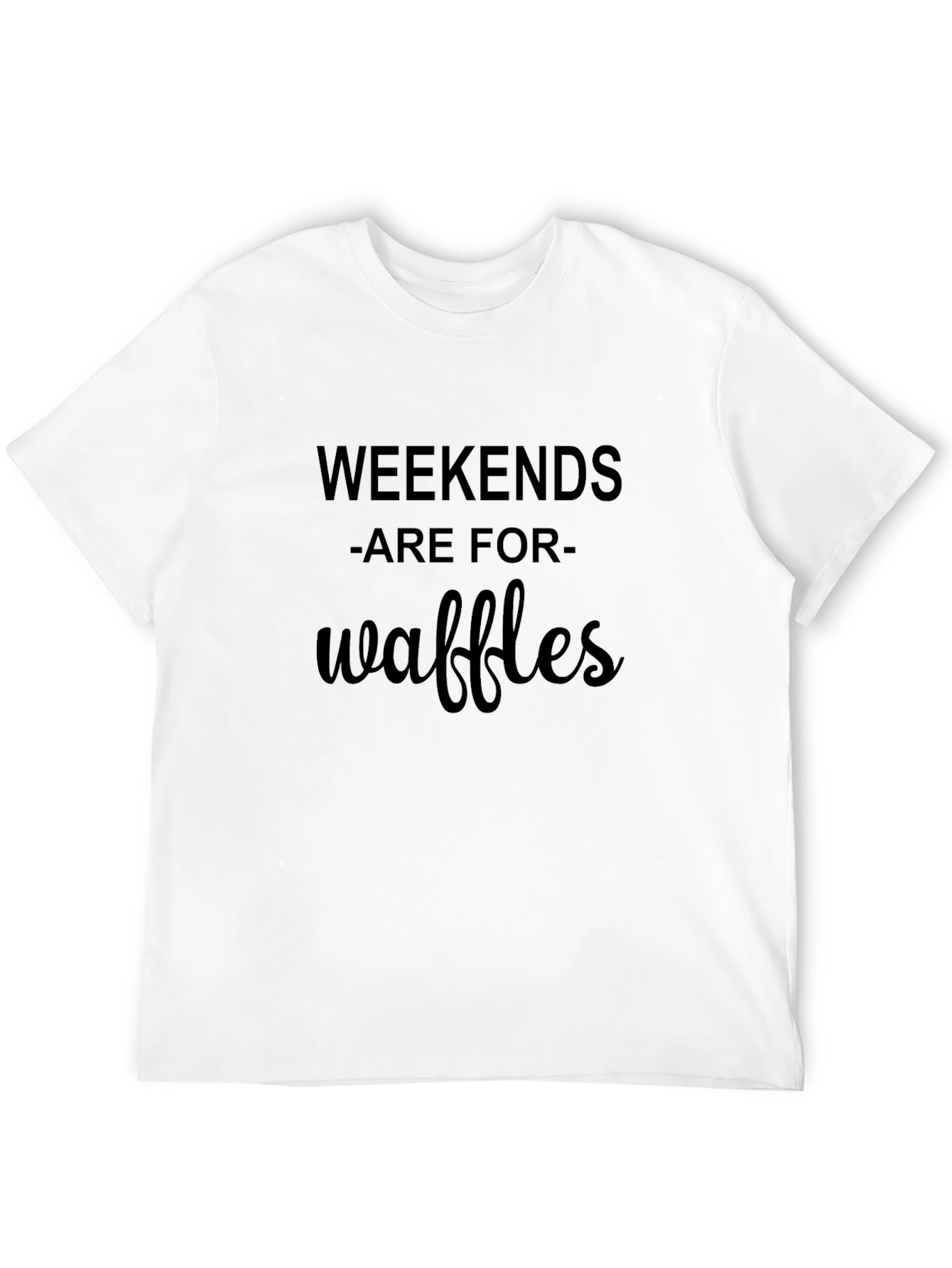Weekends Are For Waffles Graphic Tee