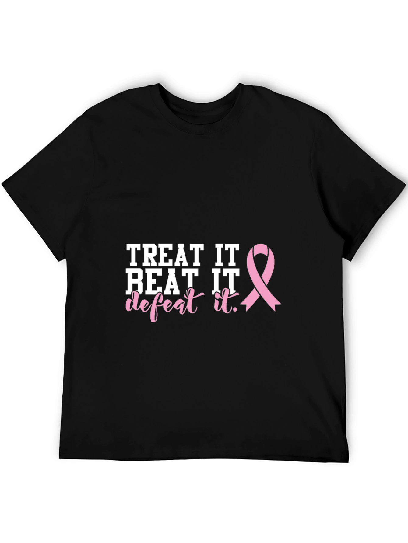Breast Cancer Awareness Black T-Shirt