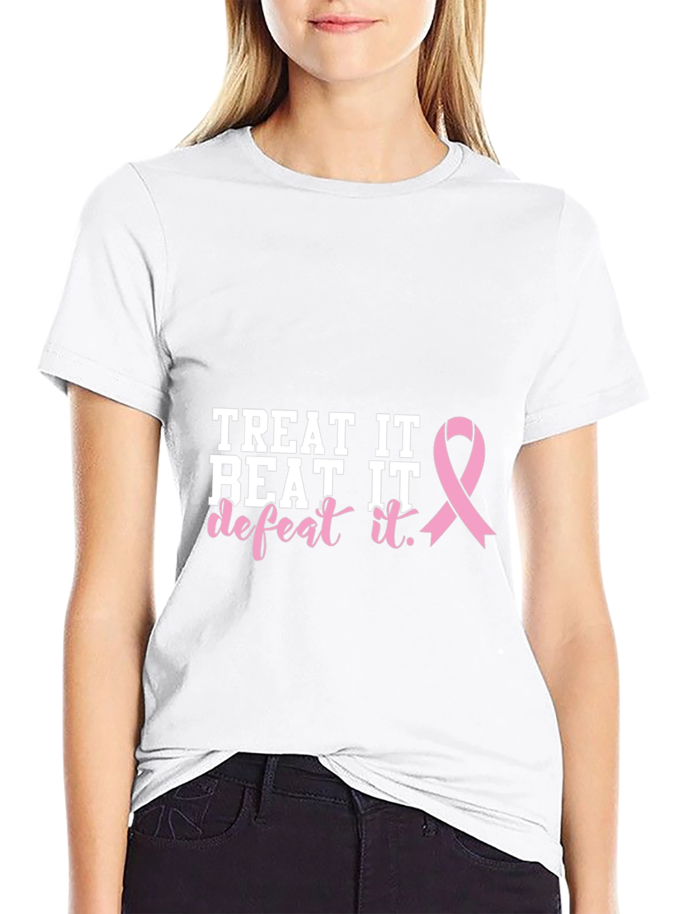 Breast Cancer Awareness Black T-Shirt