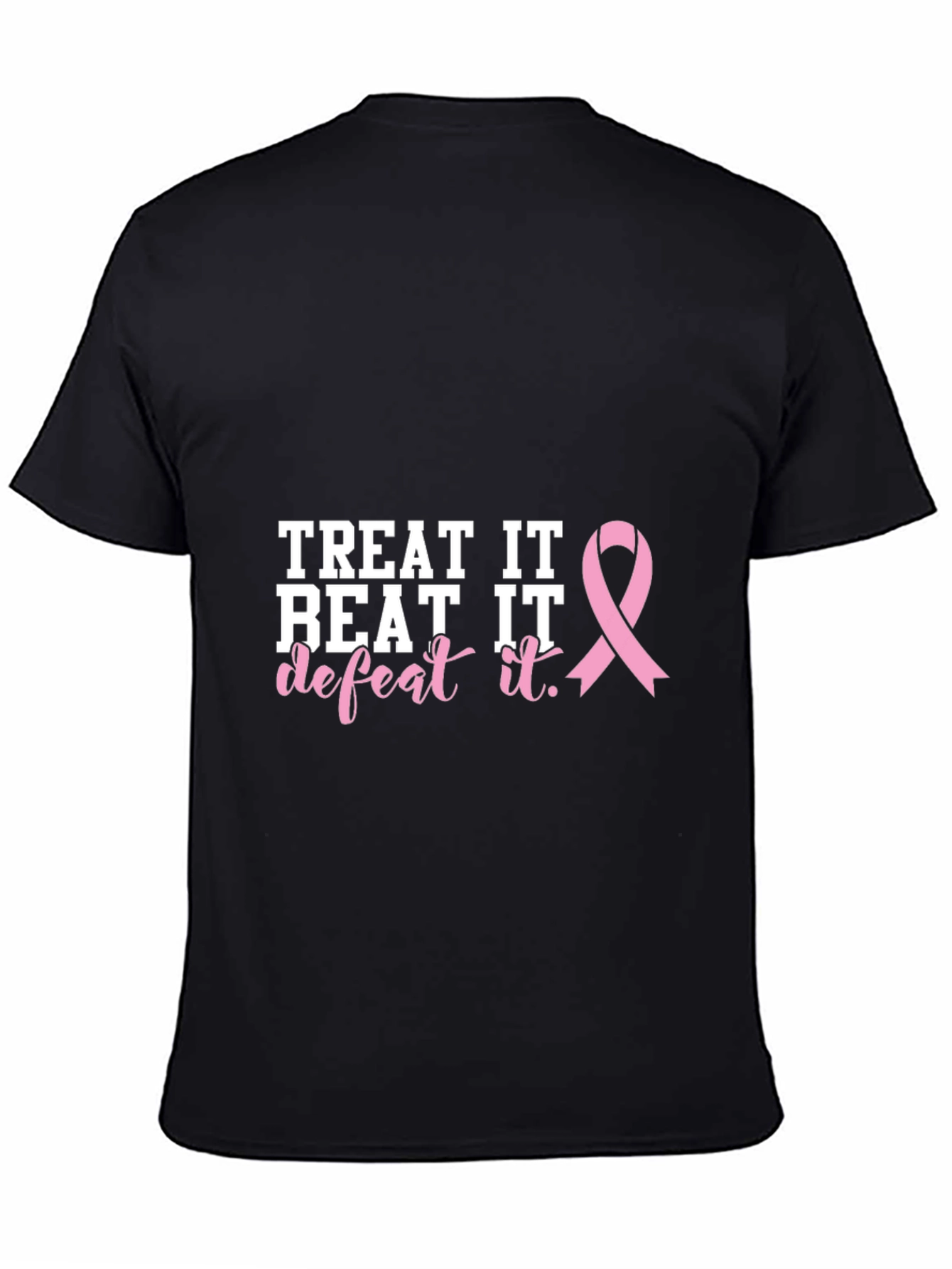 Breast Cancer Awareness Black T-Shirt