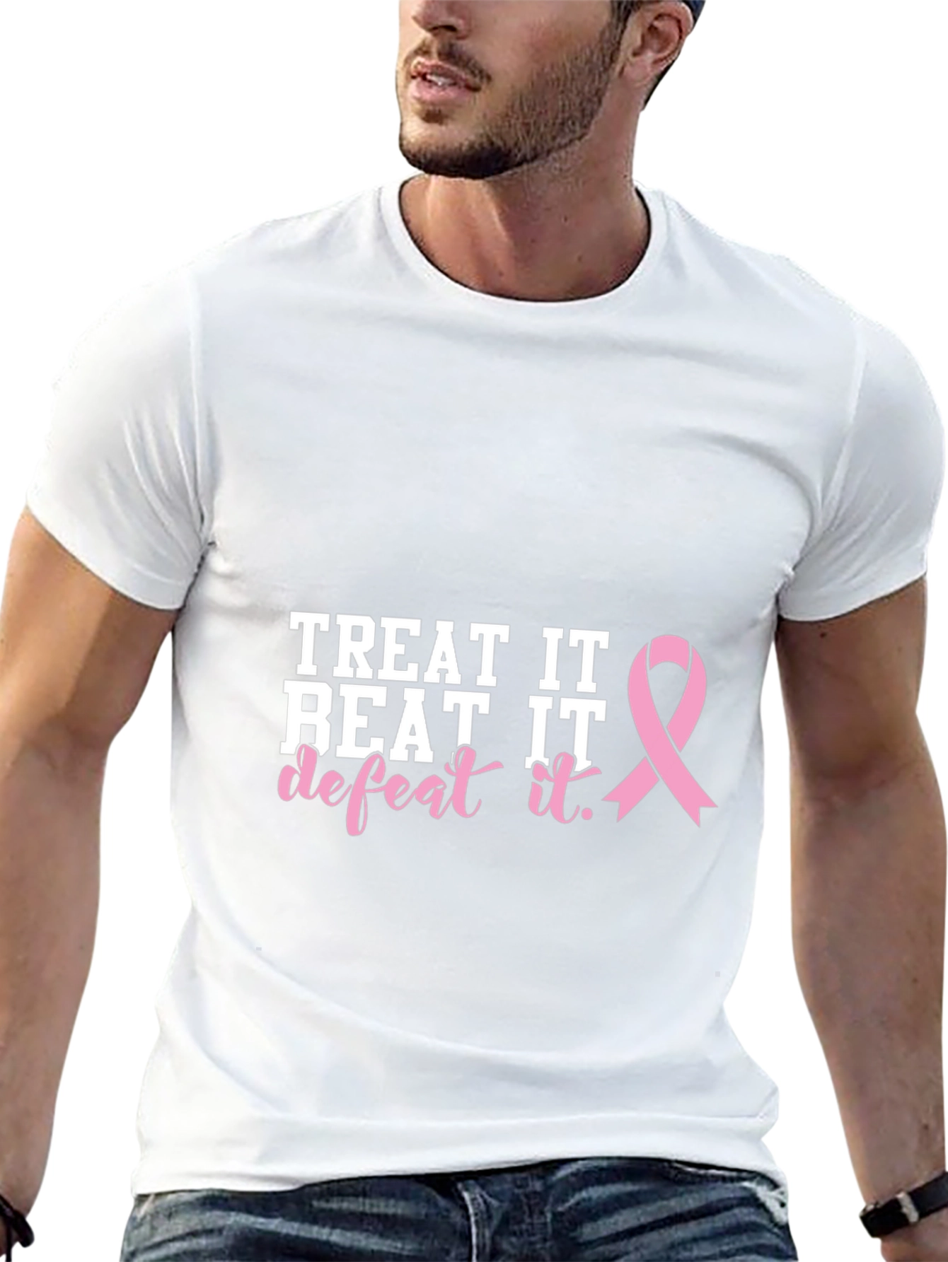 Breast Cancer Awareness Black T-Shirt