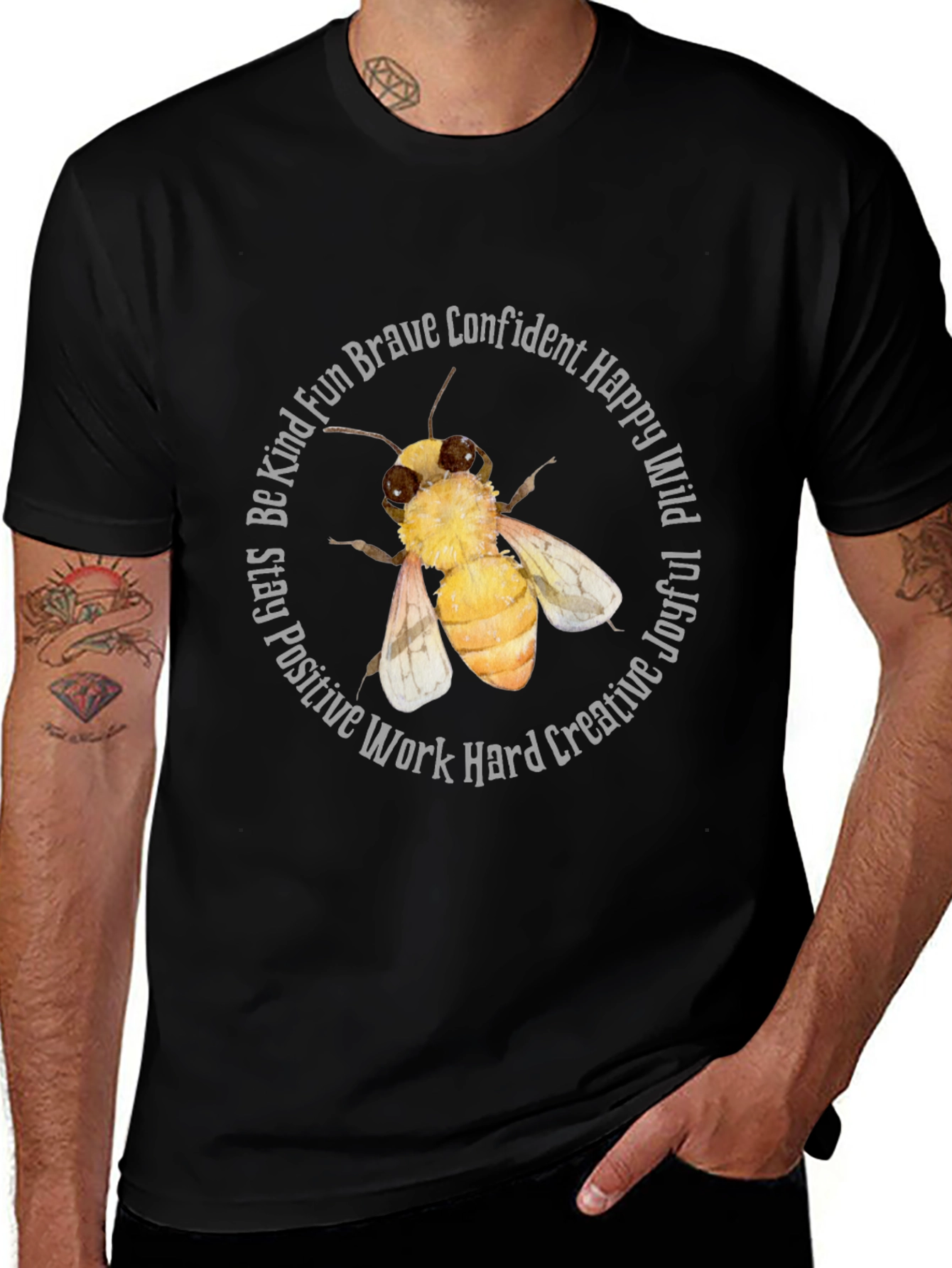 Bee Kind T-Shirt - Inspirational Graphic Tee