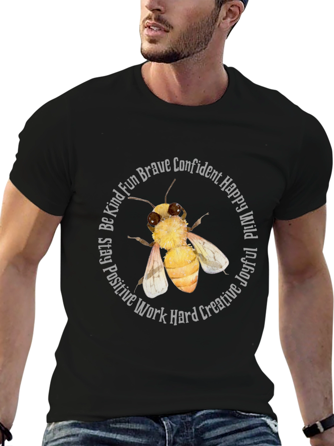 Bee Kind T-Shirt - Inspirational Graphic Tee