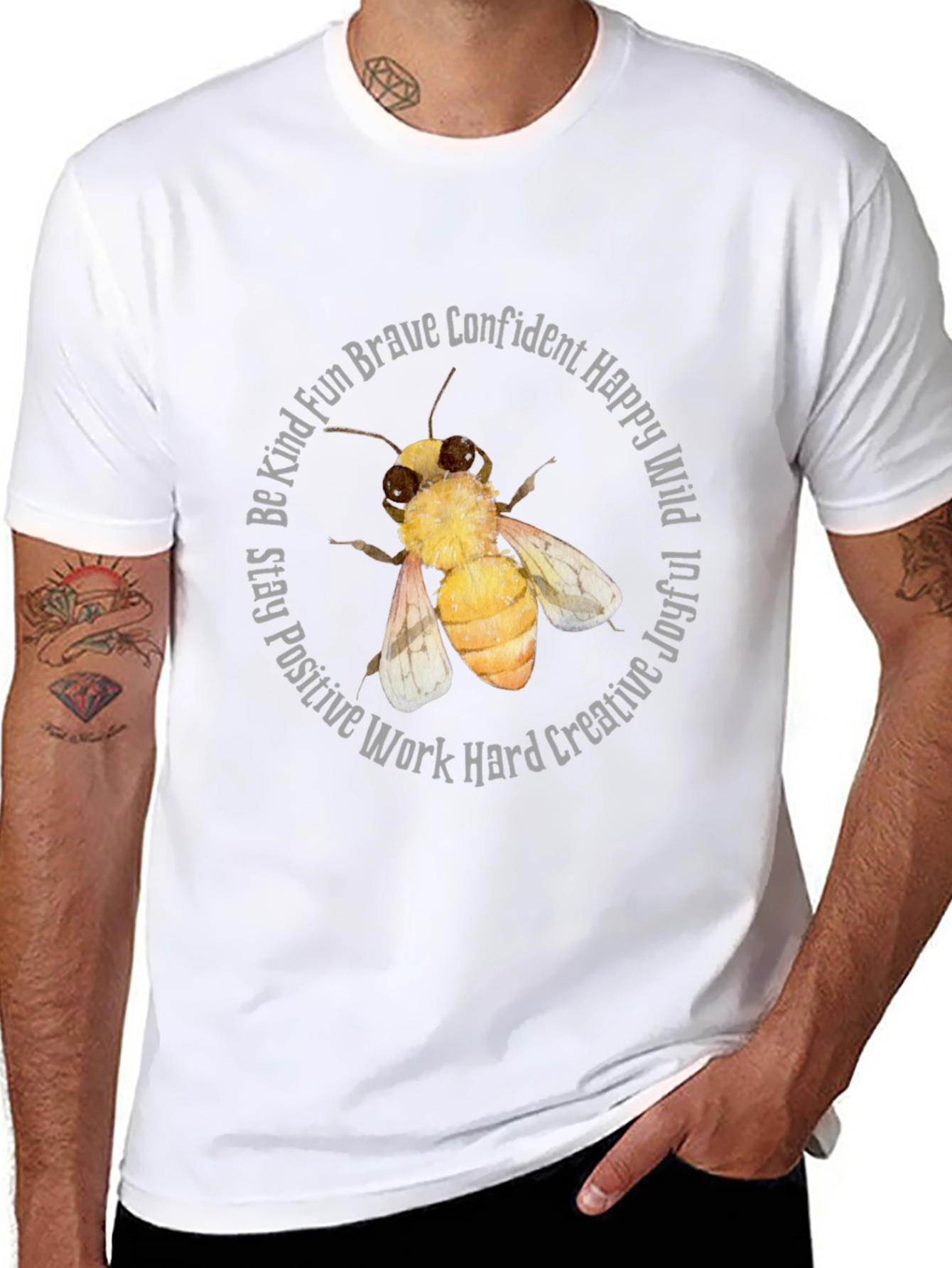 Bee Kind T-Shirt - Inspirational Graphic Tee