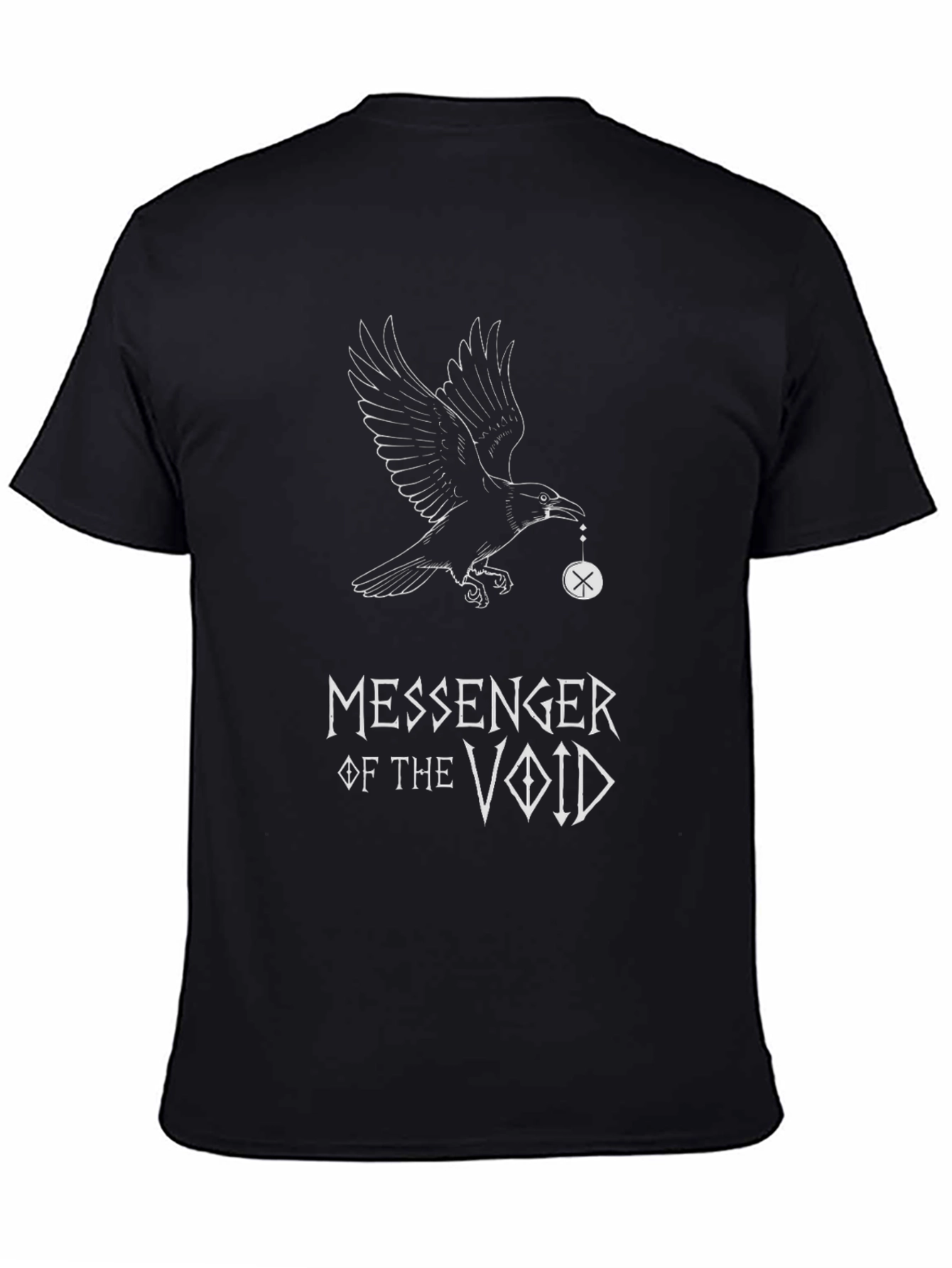 Messenger of the Void Raven Graphic T-Shirt