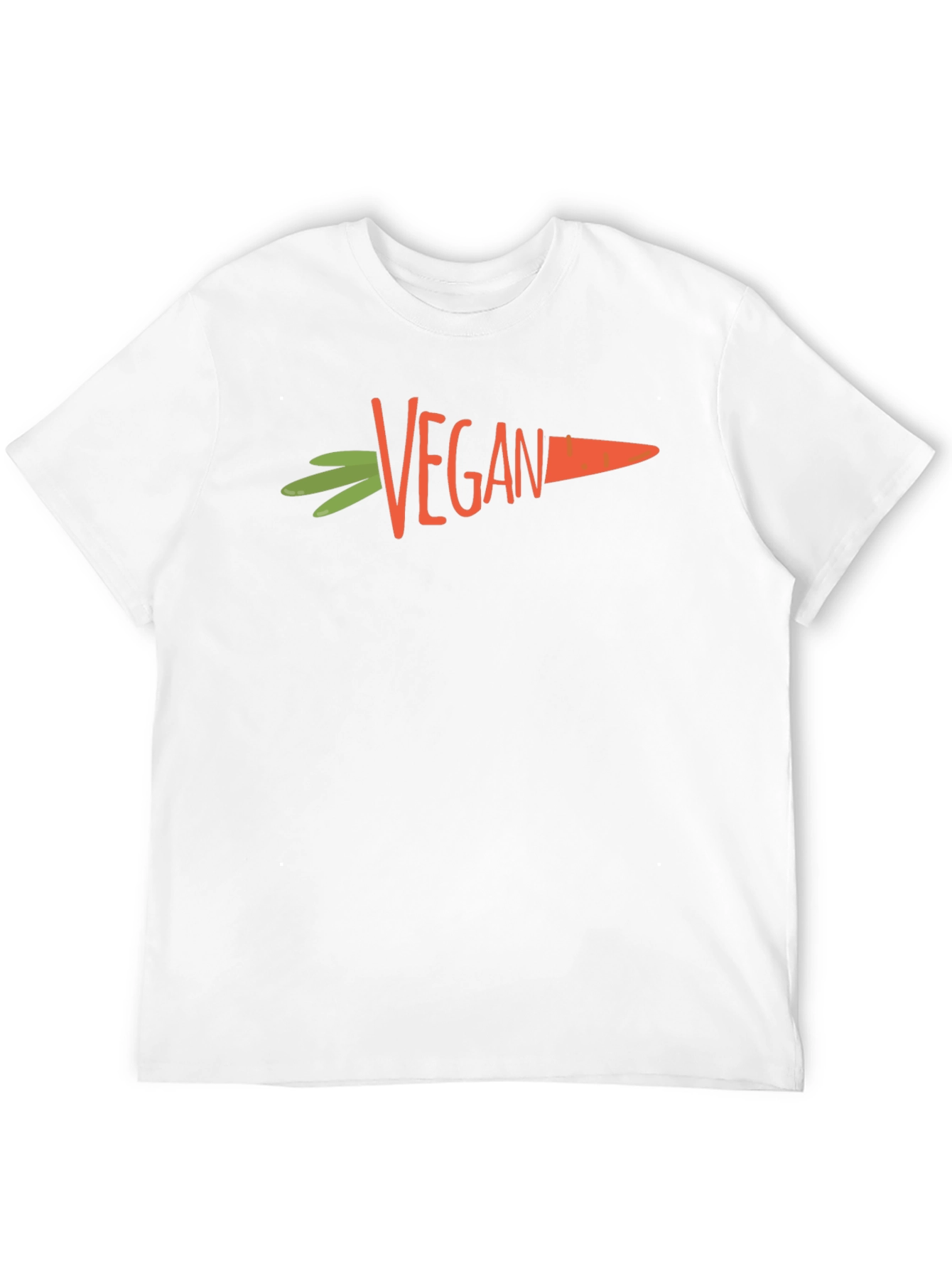 Vegan Carrot Graphic Tee - Unisex Black T-Shirt