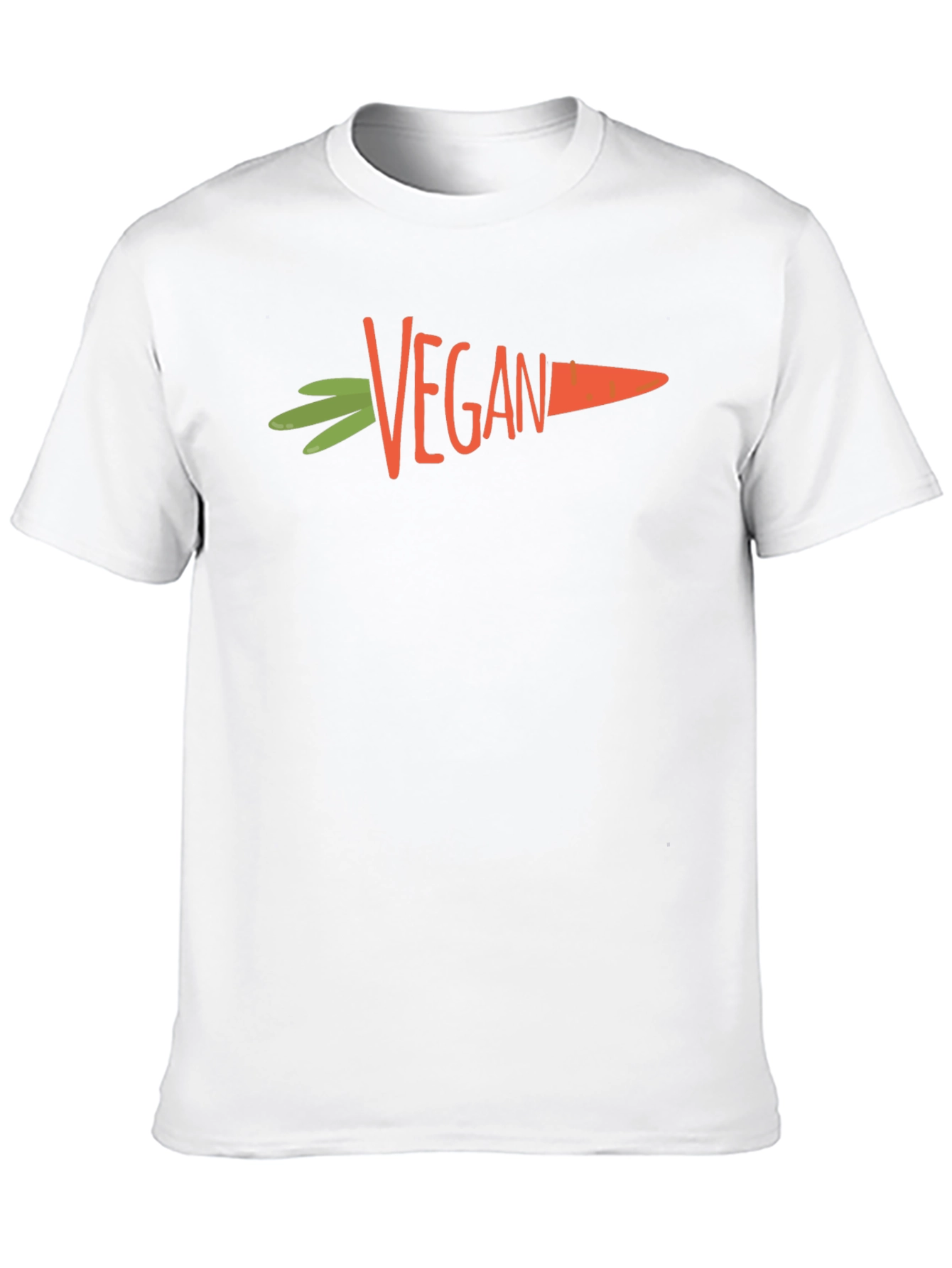 Vegan Carrot Graphic Tee - Unisex Black T-Shirt