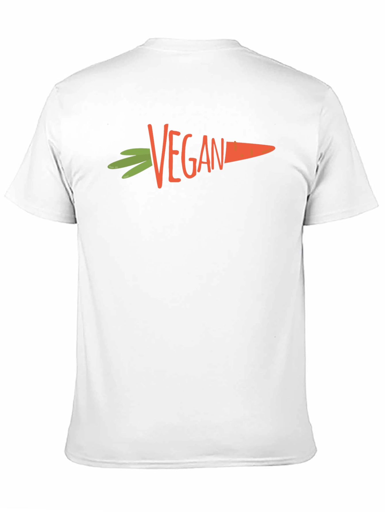 Vegan Carrot Graphic Tee - Unisex Black T-Shirt