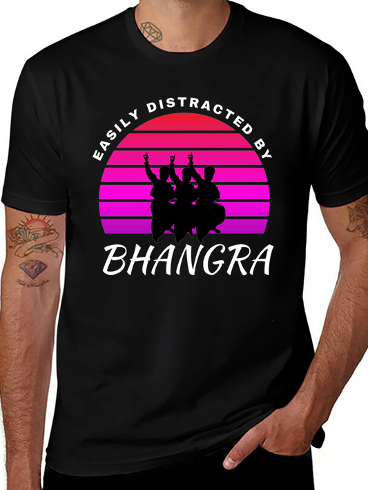 Easily Distracted By Bhangra Graphic Tee