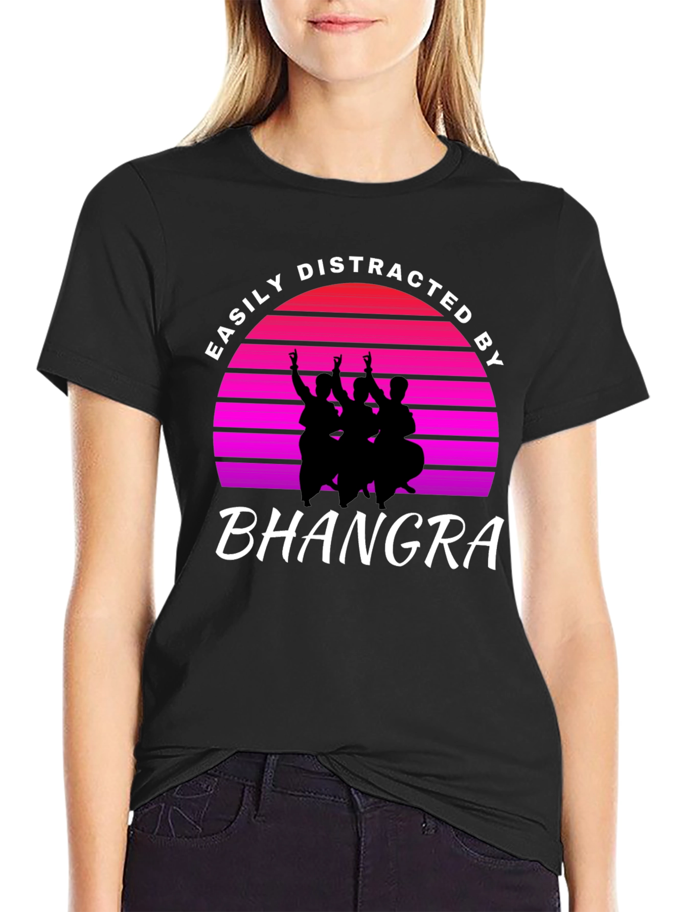 Easily Distracted By Bhangra Graphic Tee