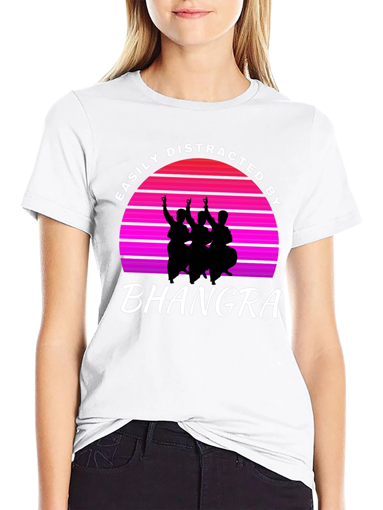 Easily Distracted By Bhangra Graphic Tee