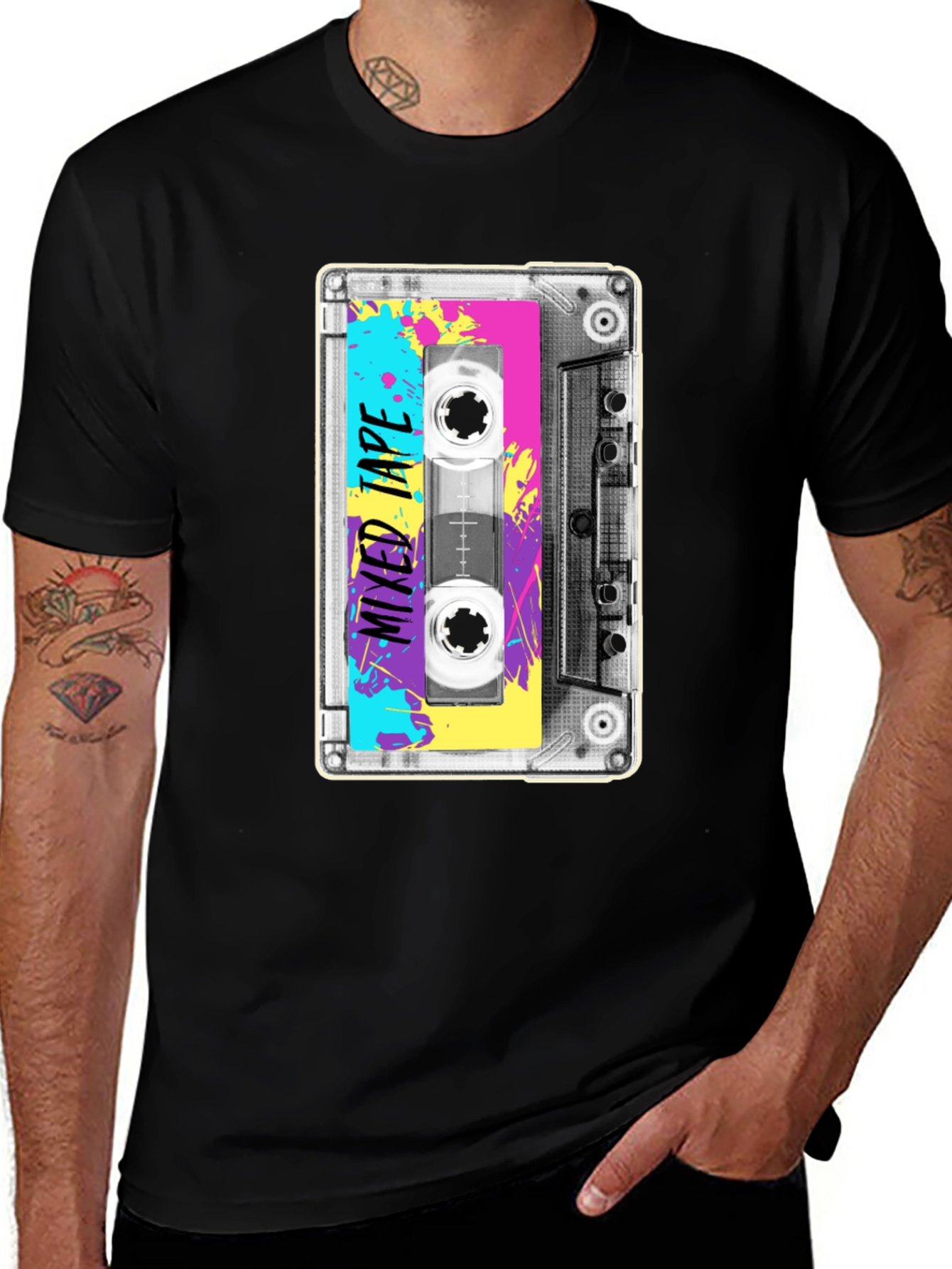 Retro Mixtape T-Shirt - 80s Cassette Graphic Tee