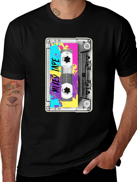 Retro Mixtape T-Shirt - 80s Cassette Graphic Tee