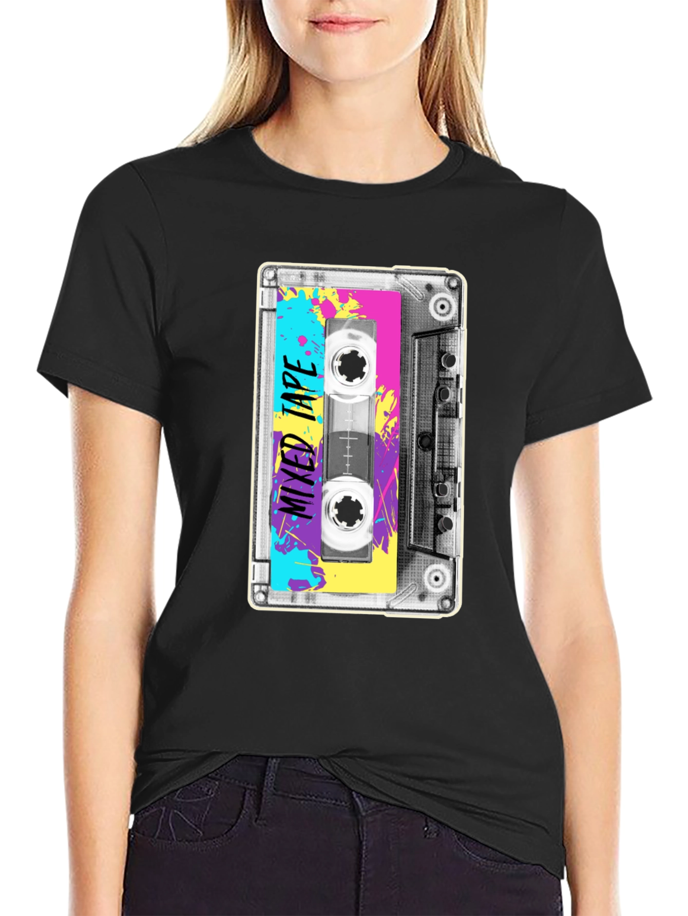 Retro Mixtape T-Shirt - 80s Cassette Graphic Tee