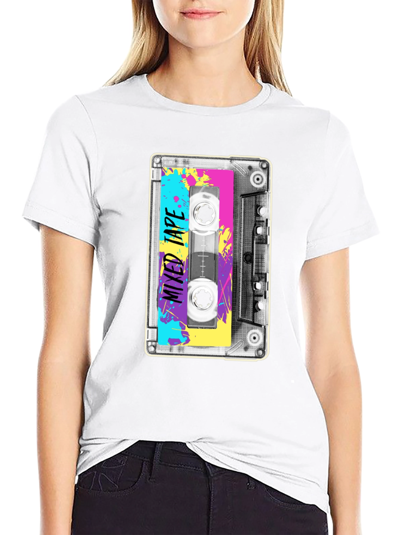 Retro Mixtape T-Shirt - 80s Cassette Graphic Tee