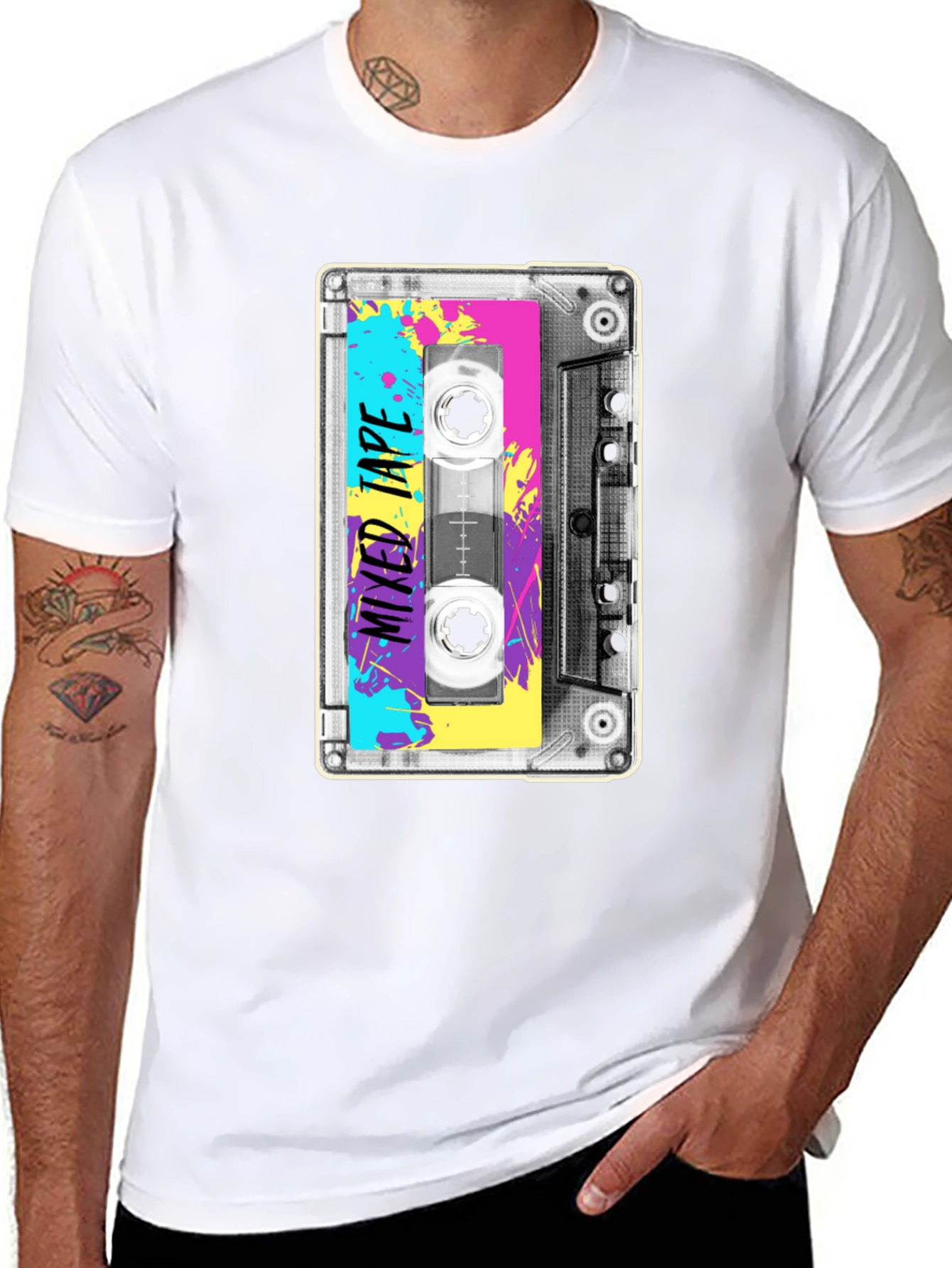 Retro Mixtape T-Shirt - 80s Cassette Graphic Tee