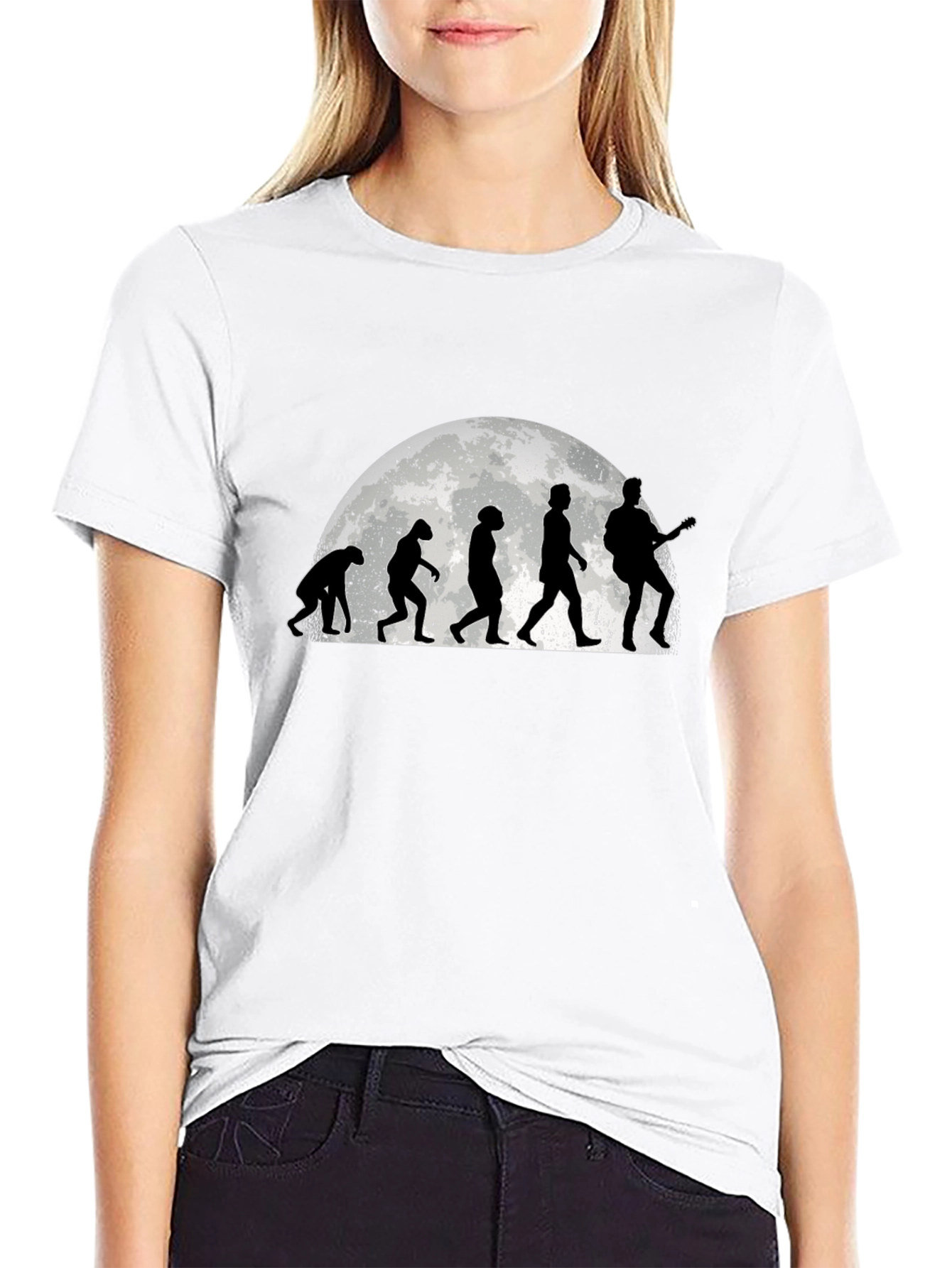 Evolution of Guitarist Graphic Tee