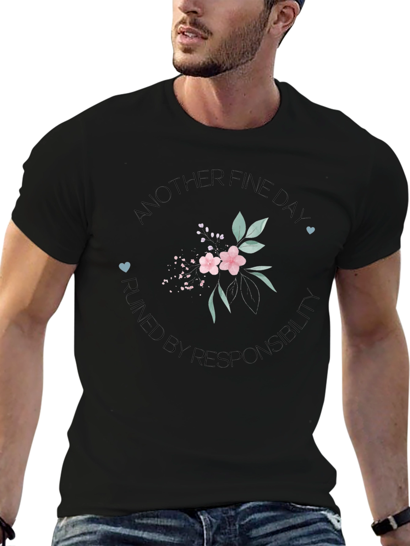 Another Fine Day T-Shirt - Floral Design