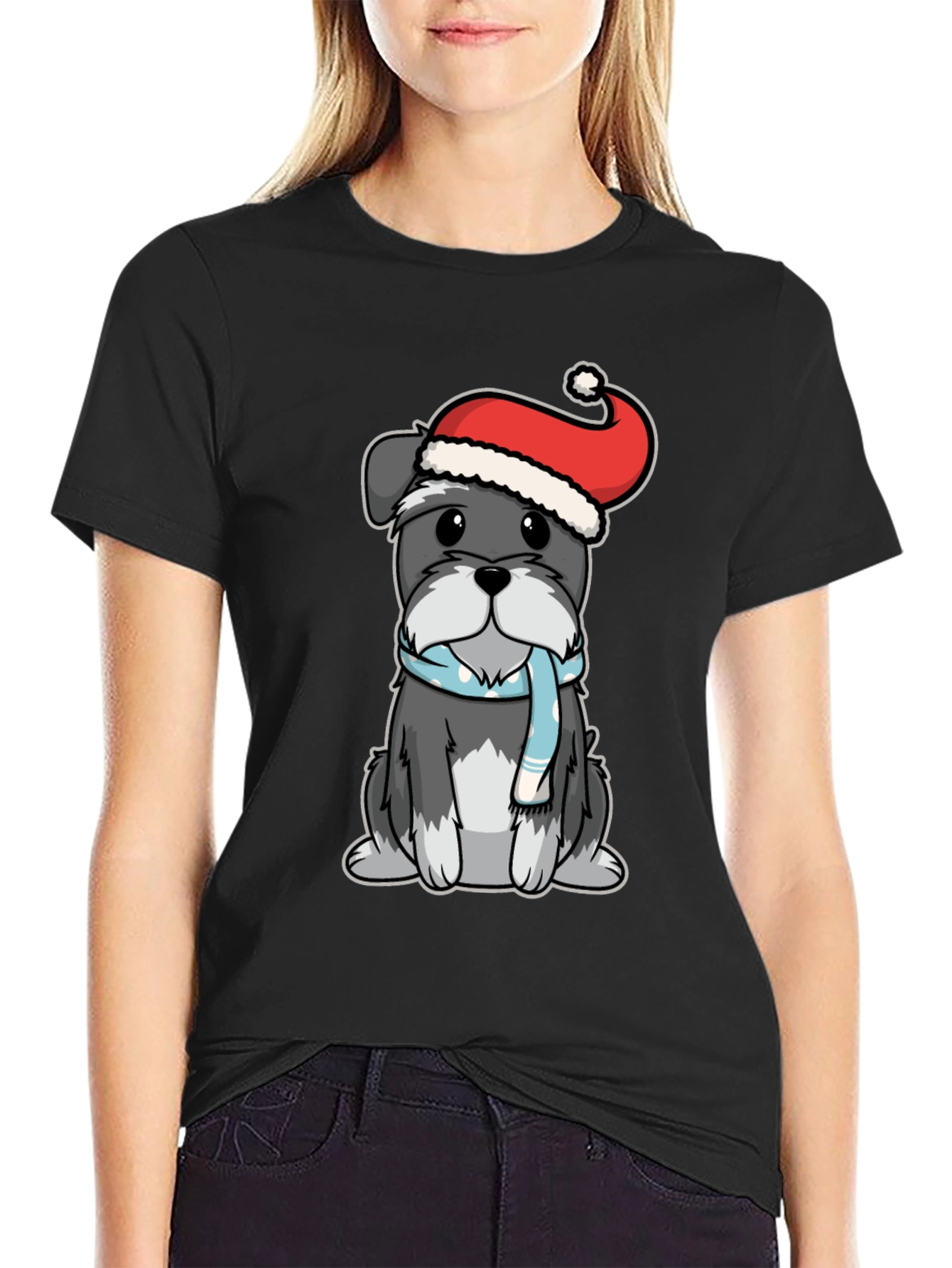 Dog Christmas T-Shirt - Festive Holiday Apparel