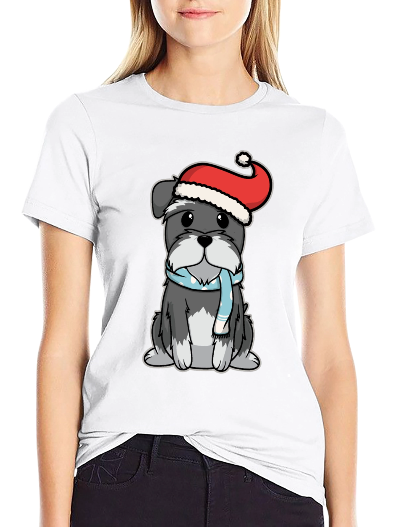 Dog Christmas T-Shirt - Festive Holiday Apparel