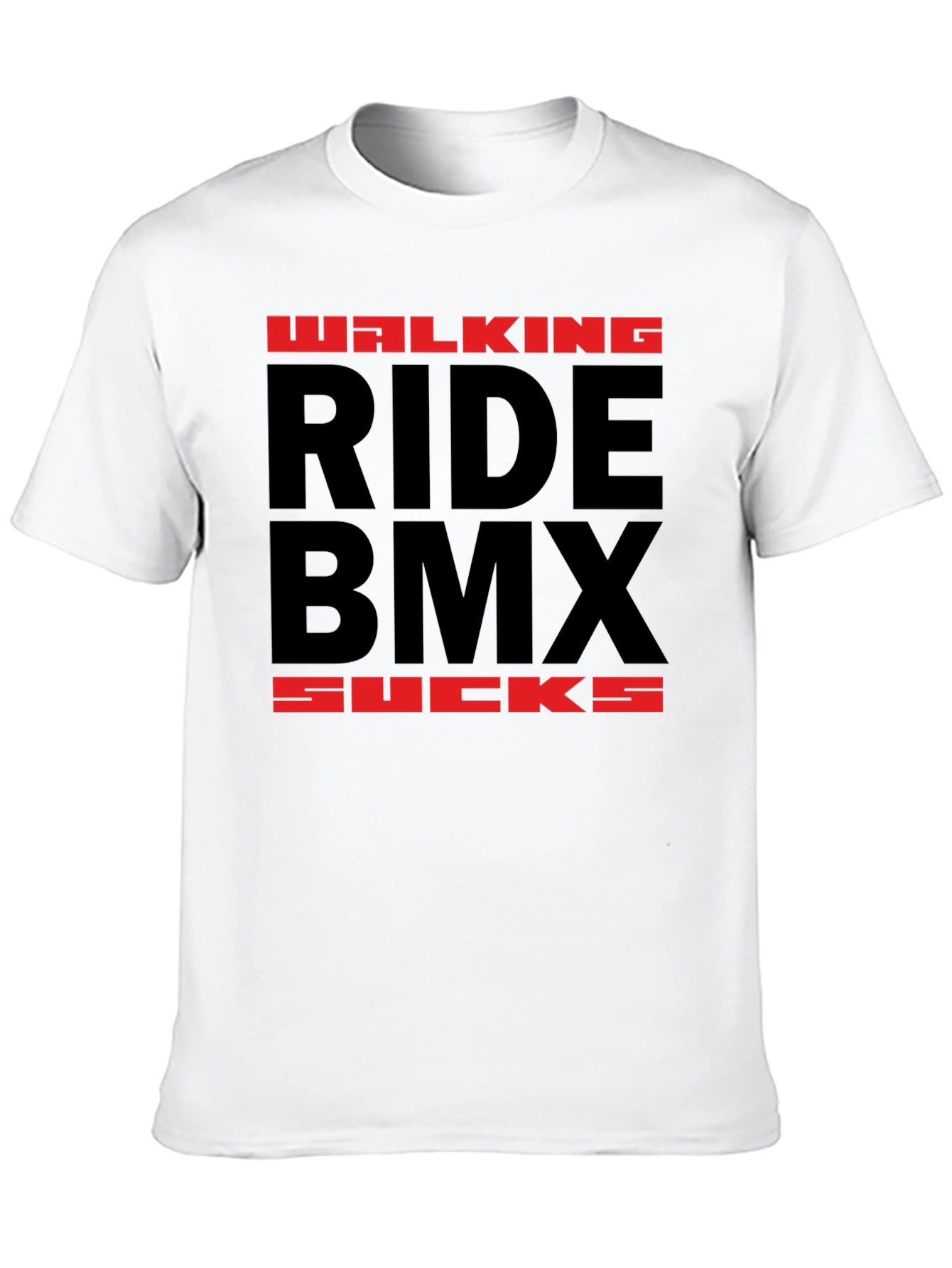 Ride BMX Sucks T-Shirt - Black Graphic Tee