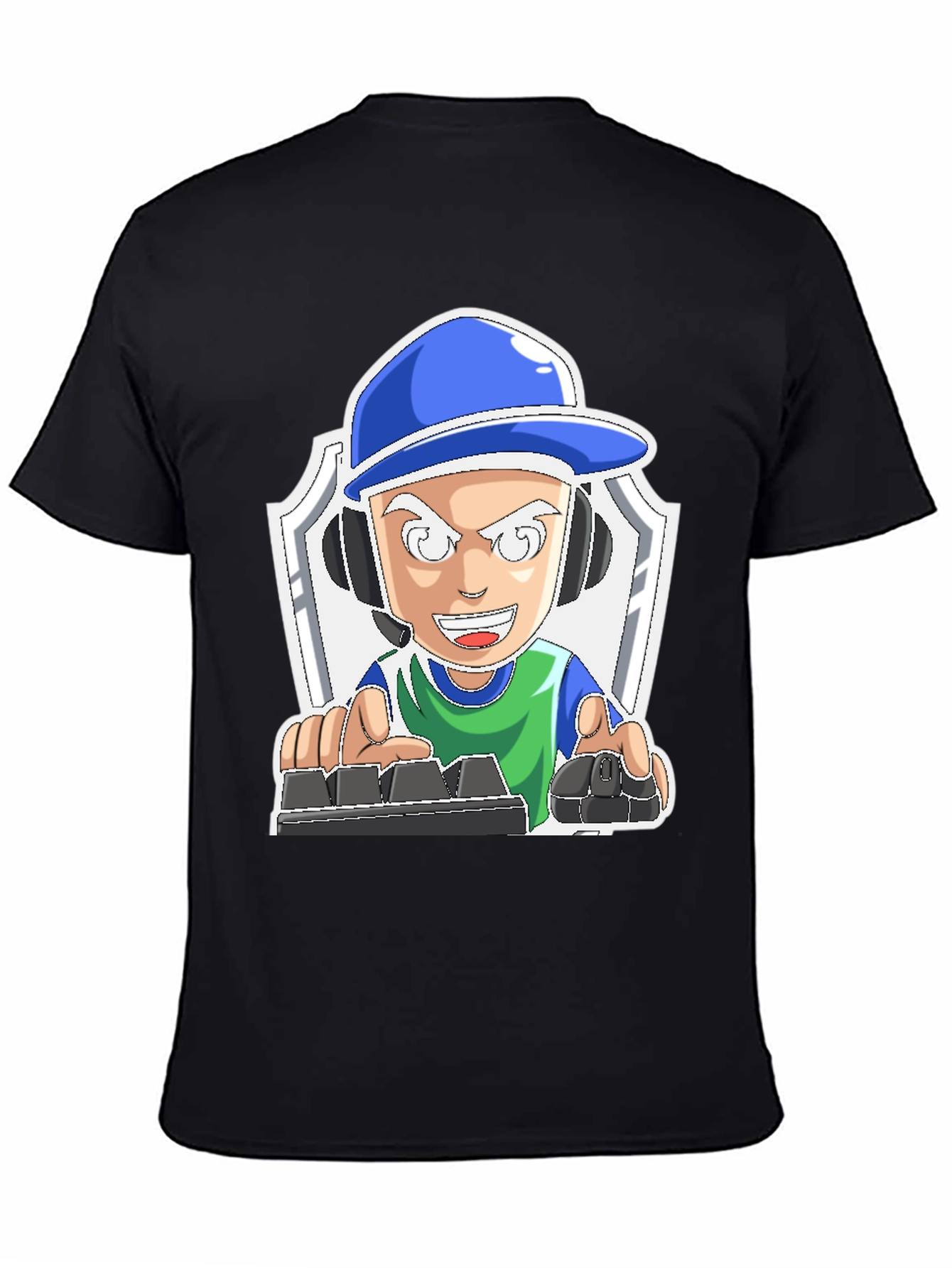 Gamer Cartoon Graphic Tee
