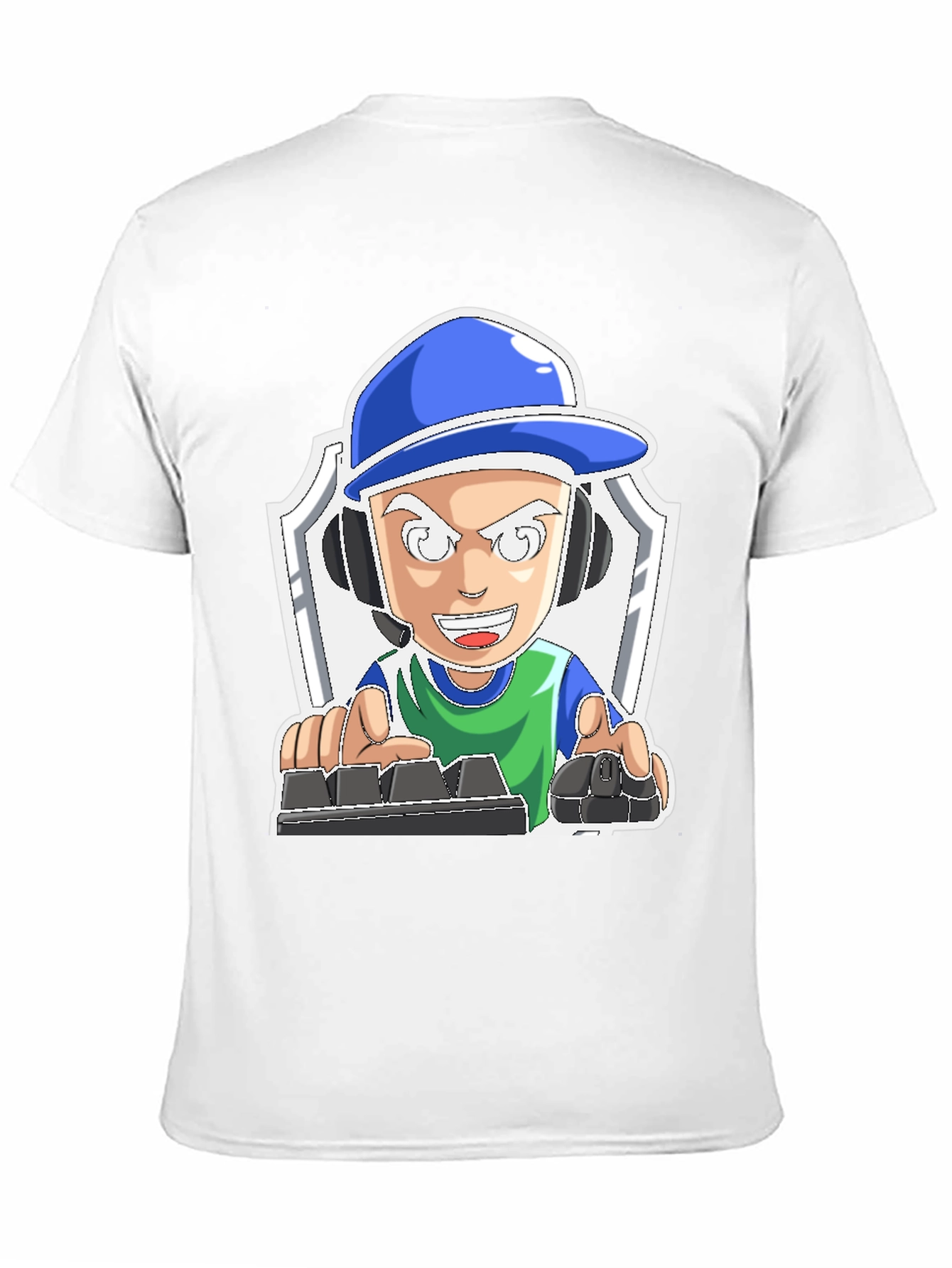 Gamer Cartoon Graphic Tee