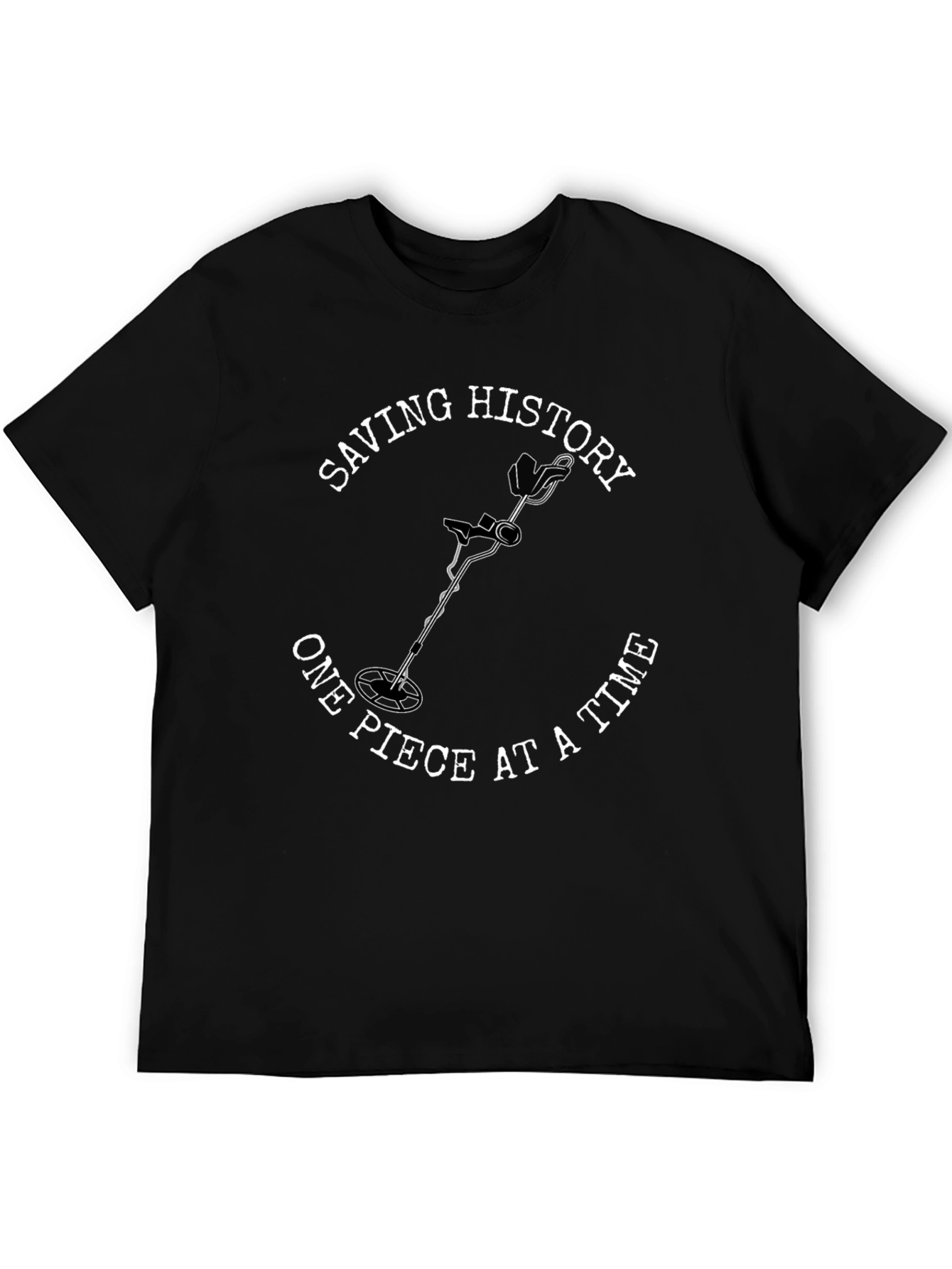 Saving History Metal Detecting Graphic T-Shirt