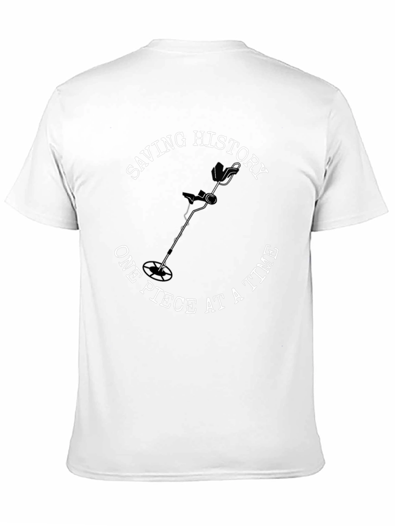 Saving History Metal Detecting Graphic T-Shirt