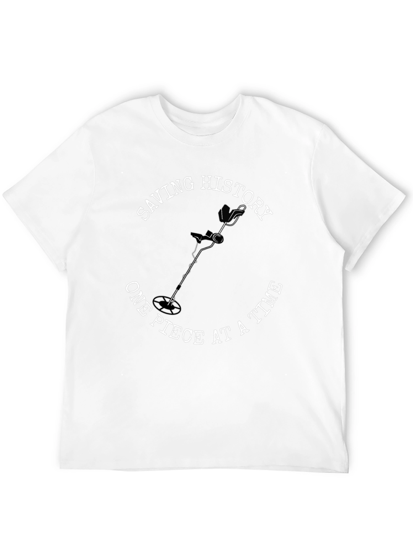 Saving History Metal Detecting Graphic T-Shirt