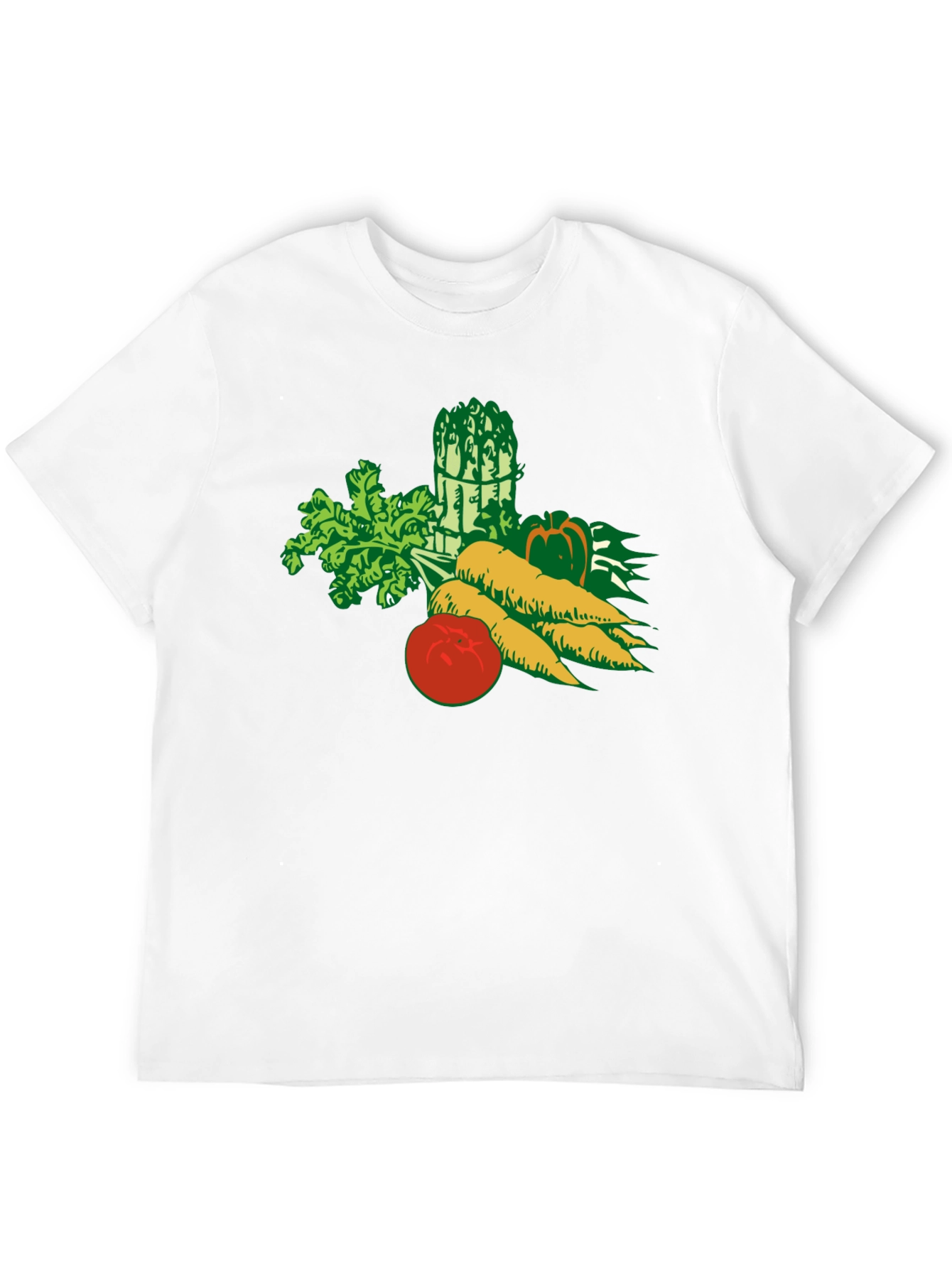 Vibrant Veggie Graphic Tee - Fresh & Fun Design