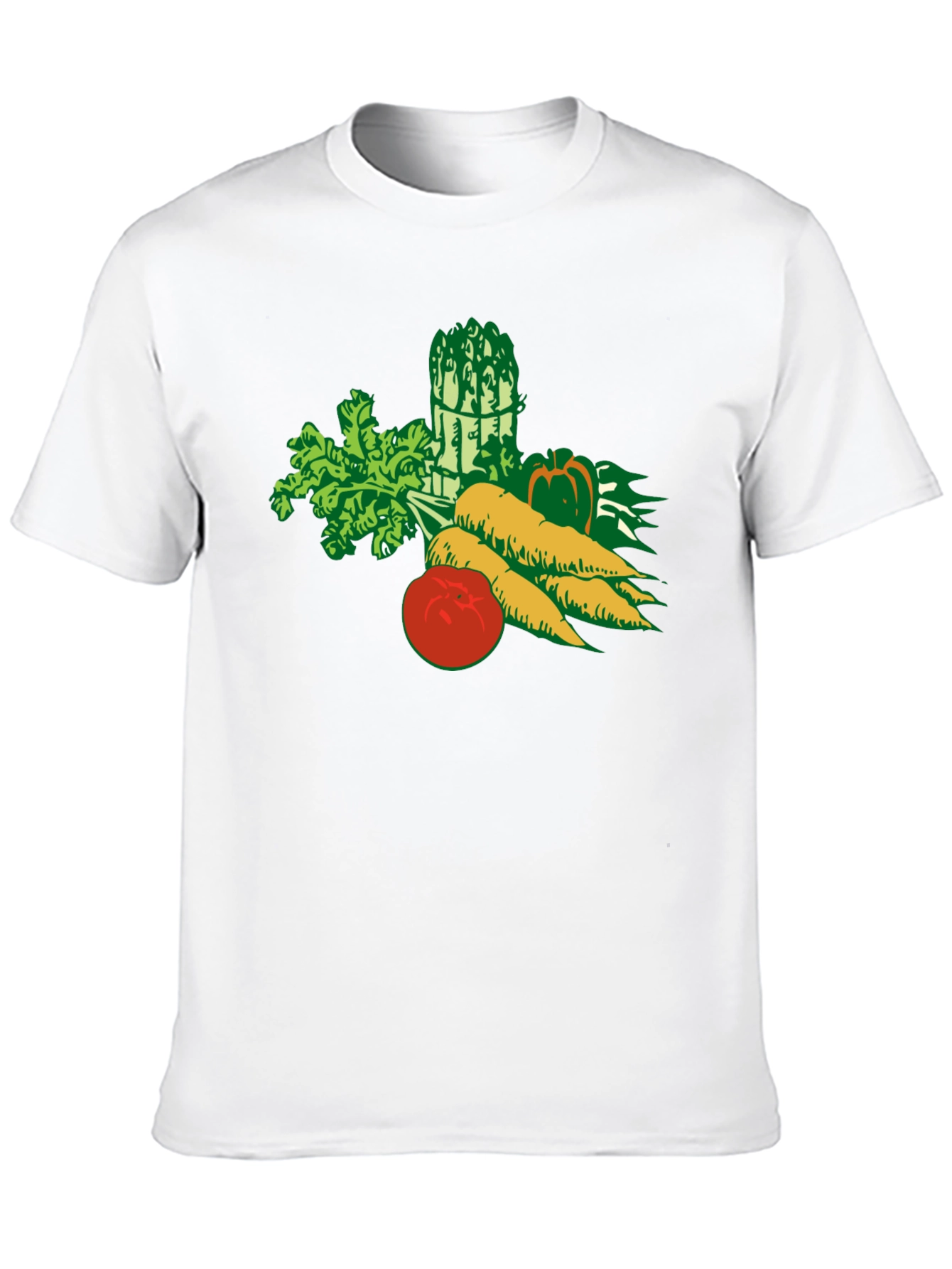 Vibrant Veggie Graphic Tee - Fresh & Fun Design