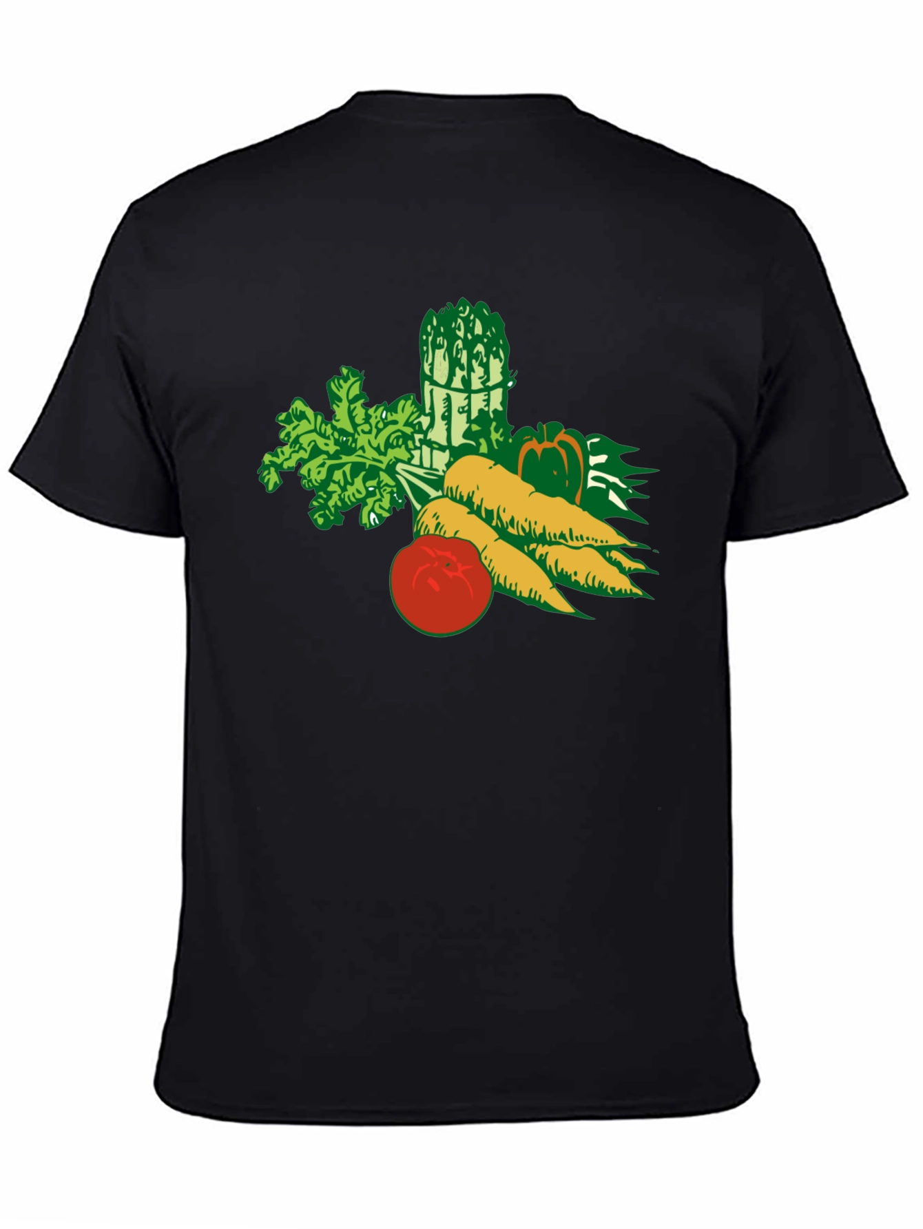 Vibrant Veggie Graphic Tee - Fresh & Fun Design