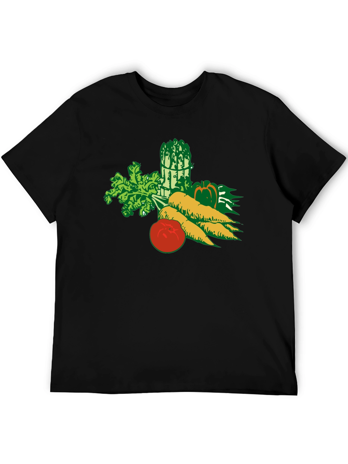 Vibrant Veggie Graphic Tee - Fresh & Fun Design