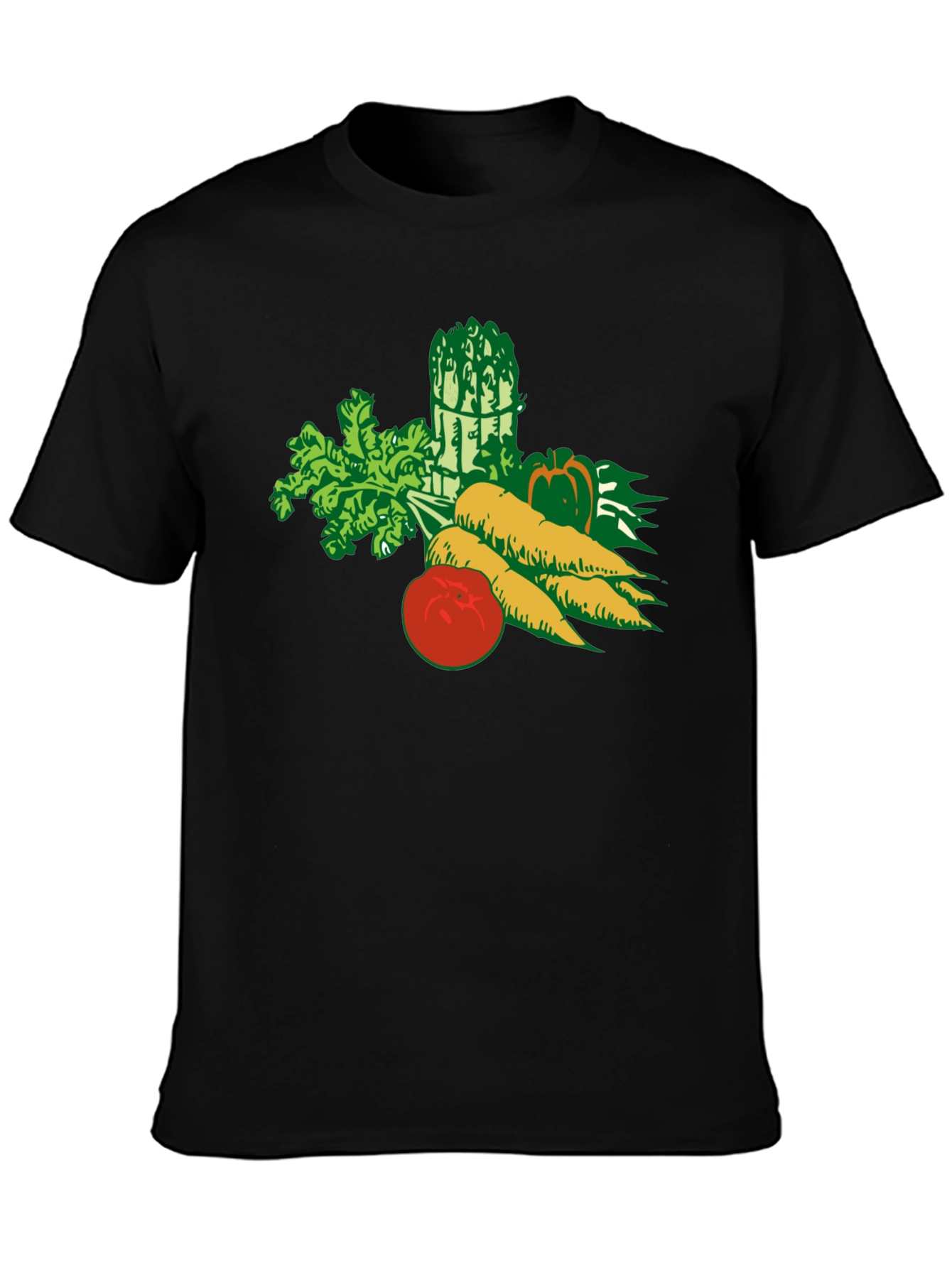 Vibrant Veggie Graphic Tee - Fresh & Fun Design
