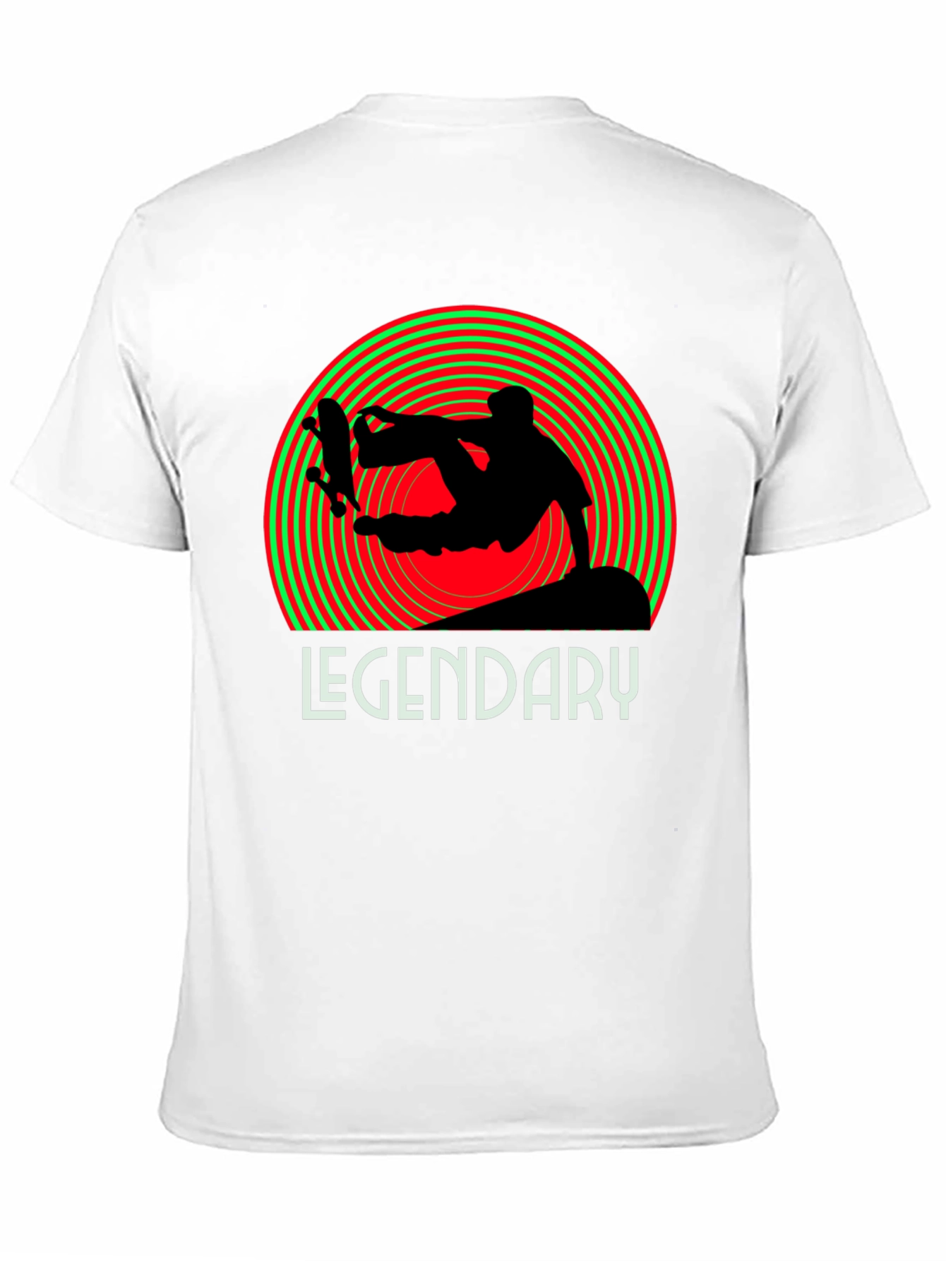 Legendary Skateboarder Graphic Tee - Black