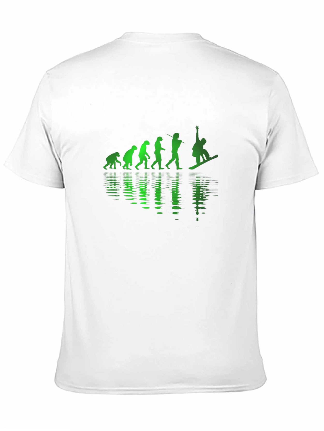 Snowboarder Evolution Black T-Shirt