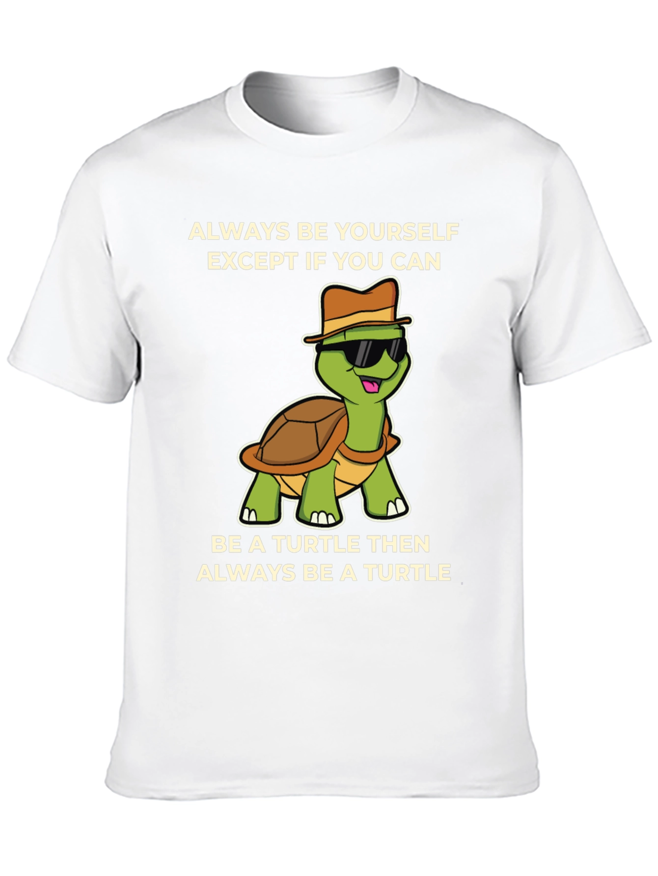 Funny Turtle Graphic T-Shirt - Always Be Yourself